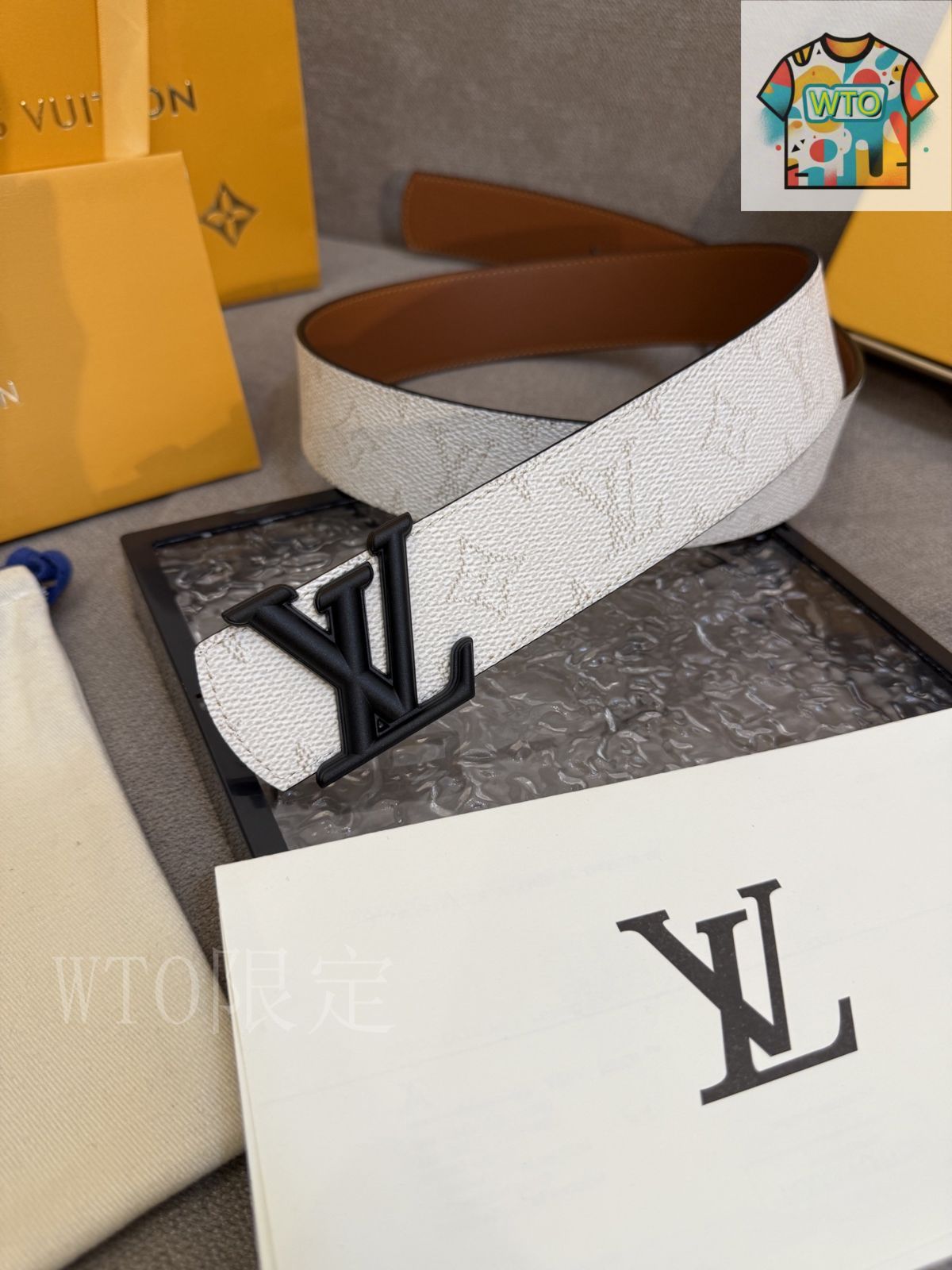 WTO通販 Louis Vuitton ルイヴィトン Dimension リバーシブルベルト-WTO輸入-UBT92