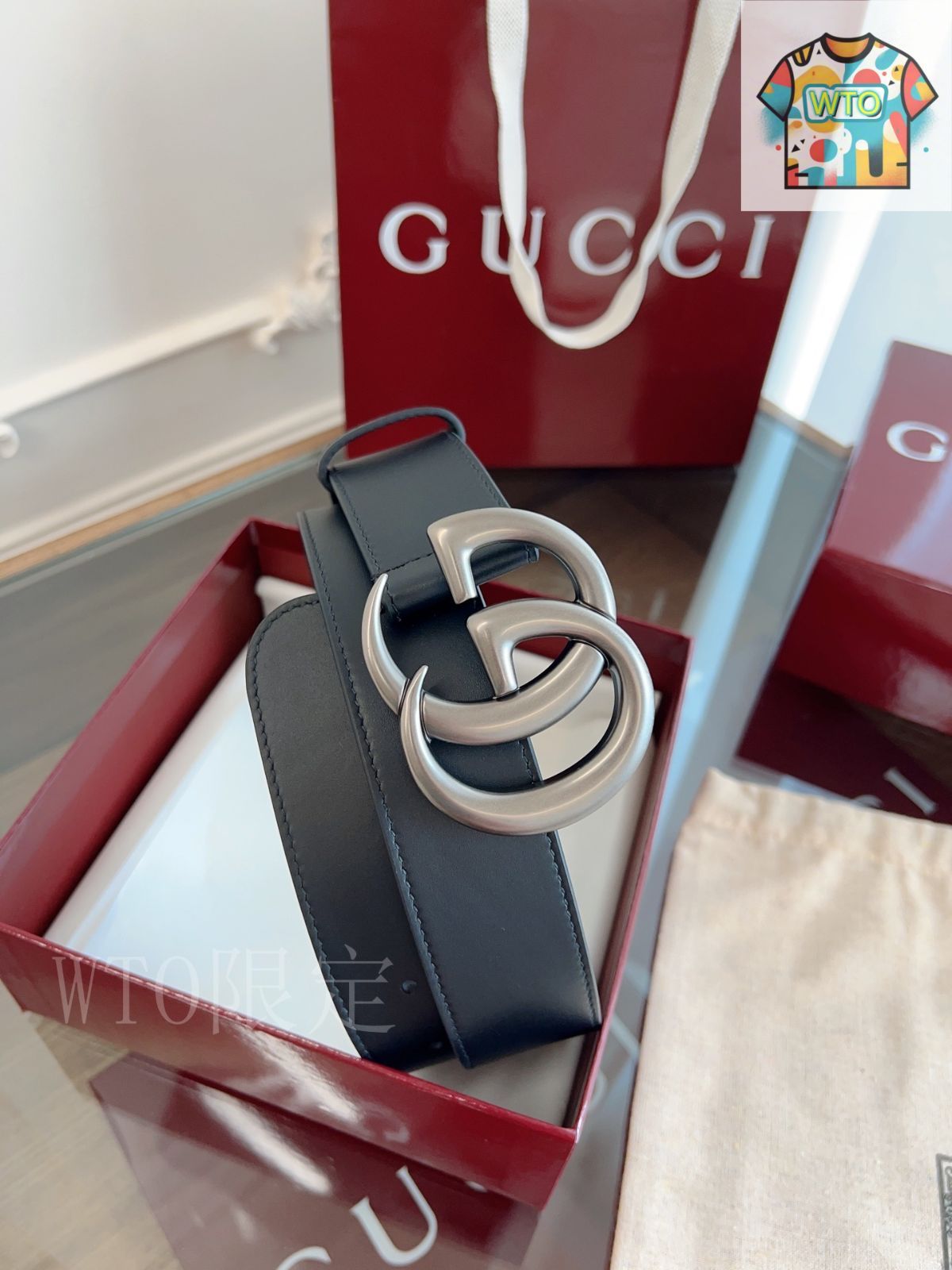 WTO通販 GUCCI グッチ PVC ベルト-WTO輸入-FKH86