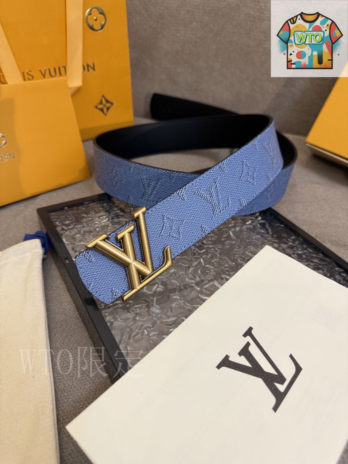 WTO通販 Louis Vuitton ルイヴィトン Dimension リバーシブルベルト-WTO輸入-OFP75
