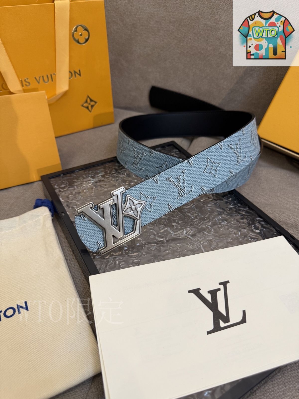 WTO通販 Louis Vuitton ルイヴィトン Dimension リバーシブルベルト-WTO輸入-SLX71