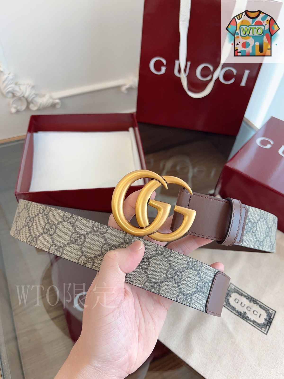 WTO通販 GUCCI グッチ レザーベルト-WTO輸入-XXZ77