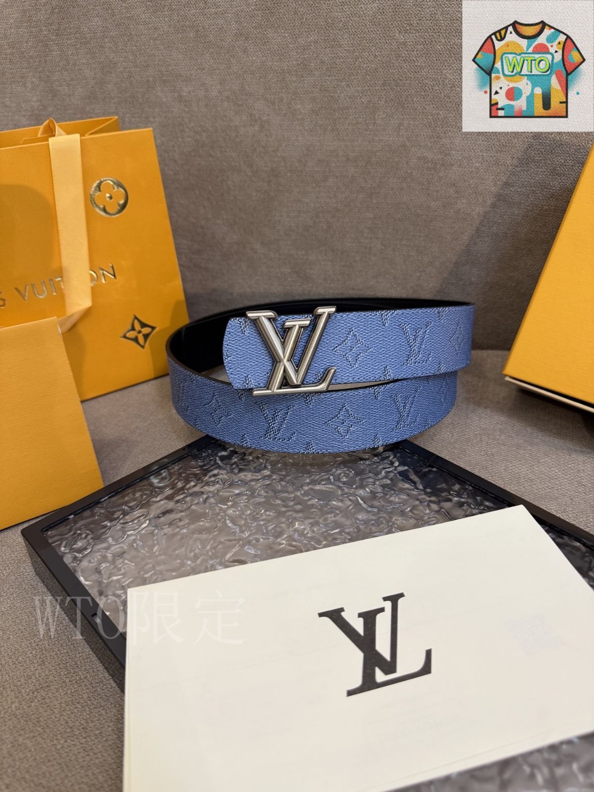 WTO通販 Louis Vuitton ルイヴィトン Dimension リバーシブルベルト-WTO輸入-TND22