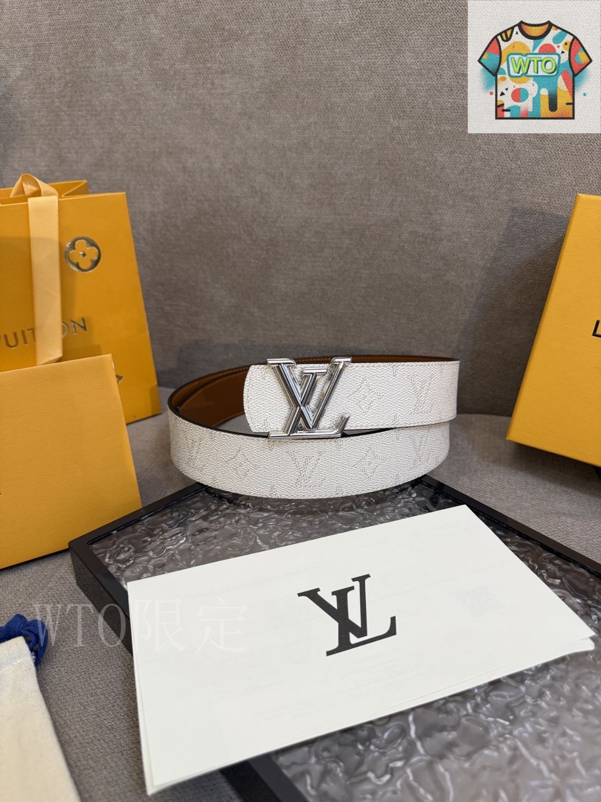 WTO通販 Louis Vuitton ルイヴィトン Dimension リバーシブルベルト-WTO輸入-LZV23
