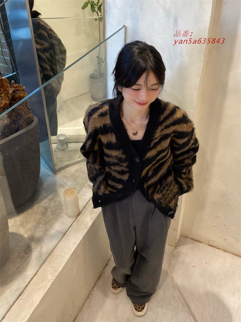 ニットパーカー長袖韓国ファッ