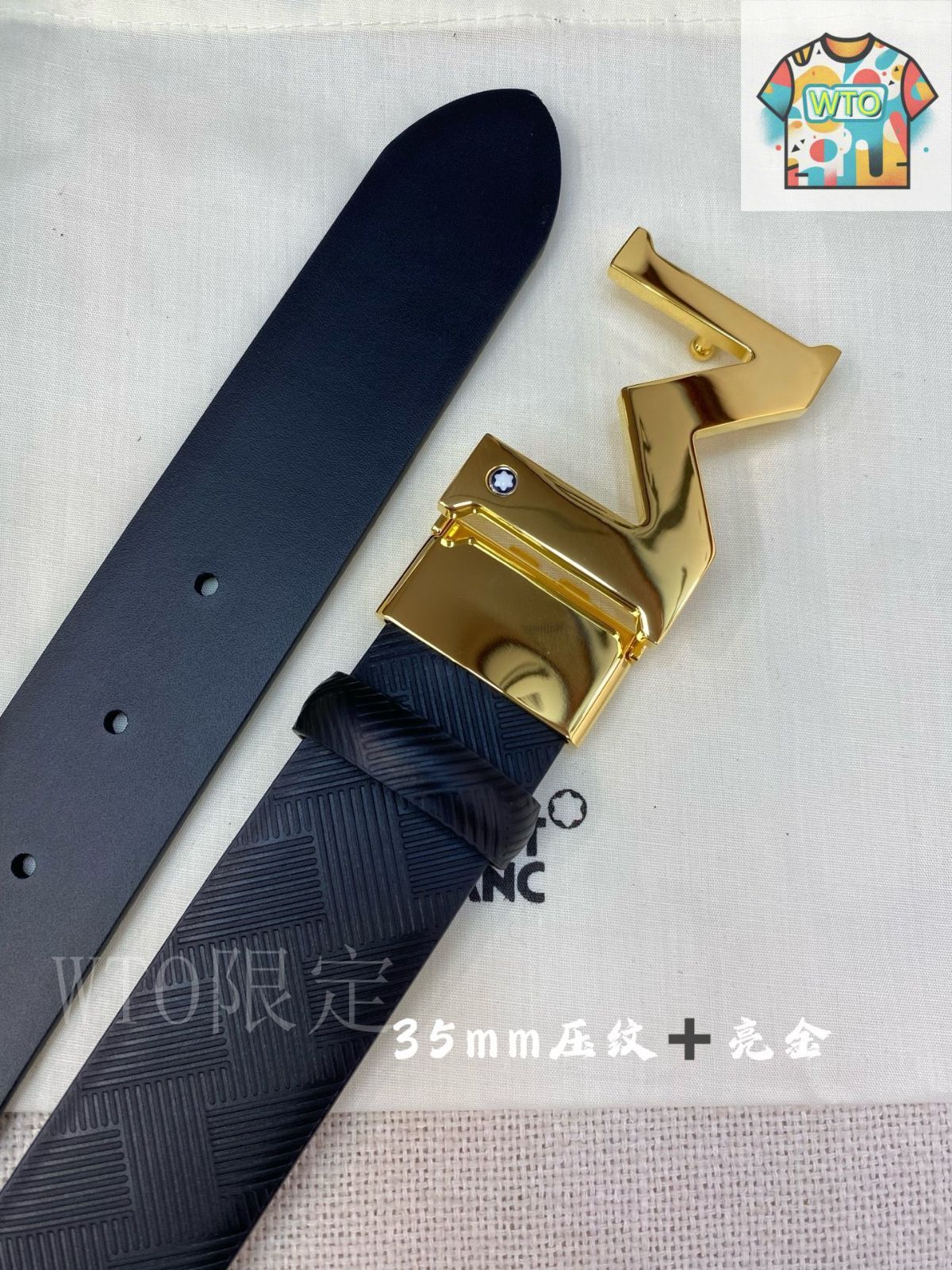 WTO通販 Montblanc モンブラン メンズベルト-WTO輸入-LAG78