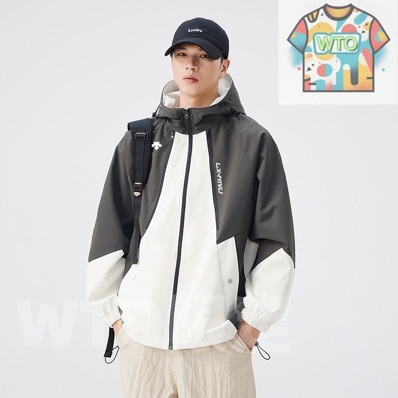 DESCENTE メンズ ライトウェイトジャケット -WTO輸入-QHZ40