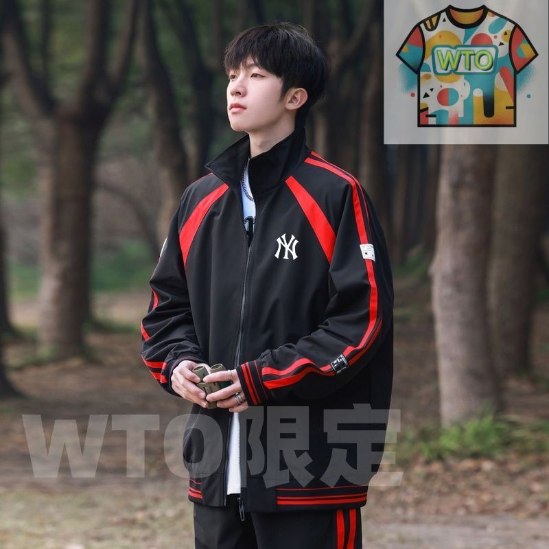 信じられる NYヤンキース メンズ ライトウェイトジャケット -WTO輸入-LSX15 鮮烈な