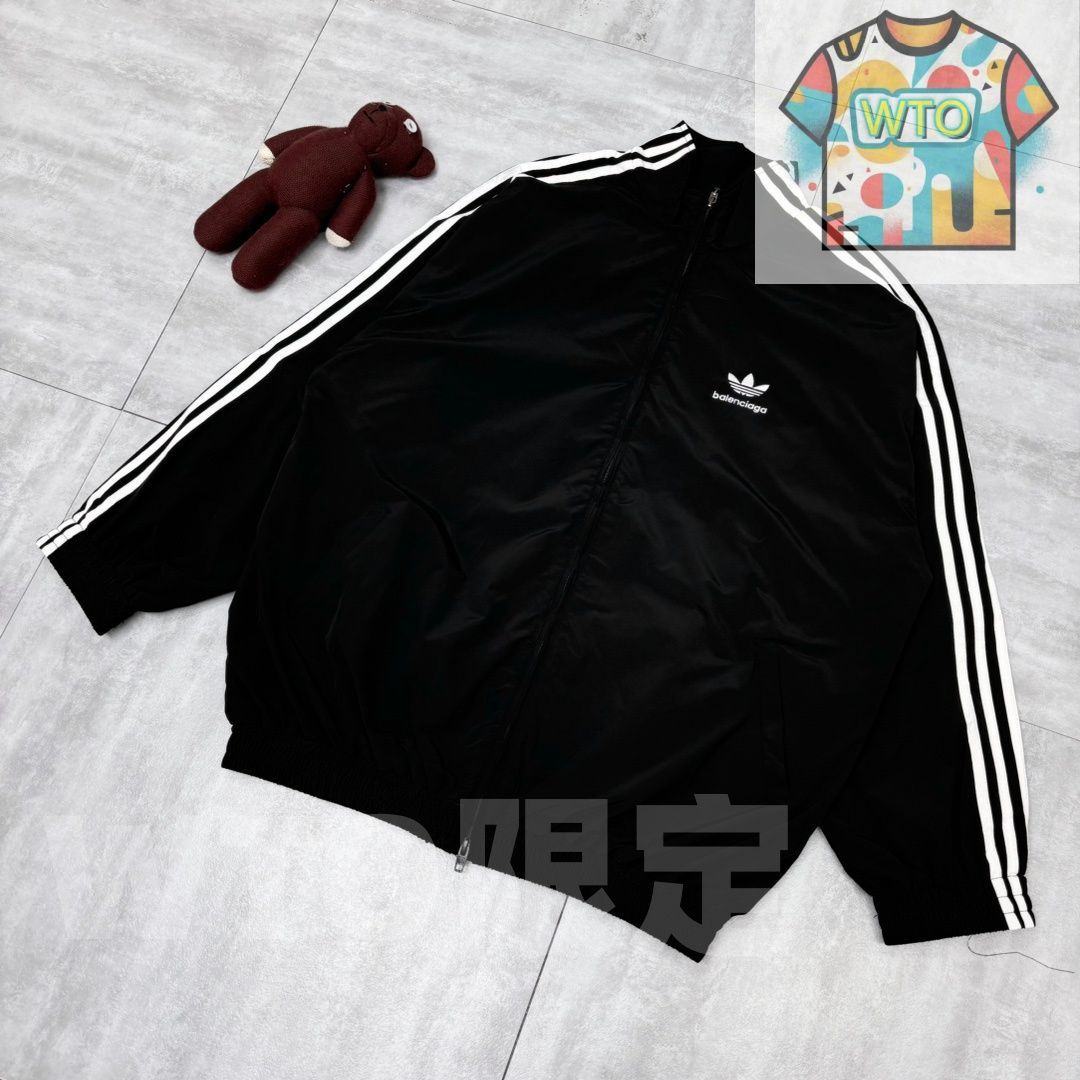 Balenciaga × adidas コラボ スウェットジャケット -WTO輸入-SEV04