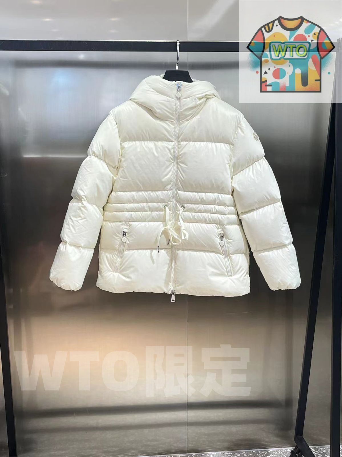 MONCLERモンクレール 白い女性用短いダウンジャケット｜WTO通販｜ -WTO輸入-ZAH97