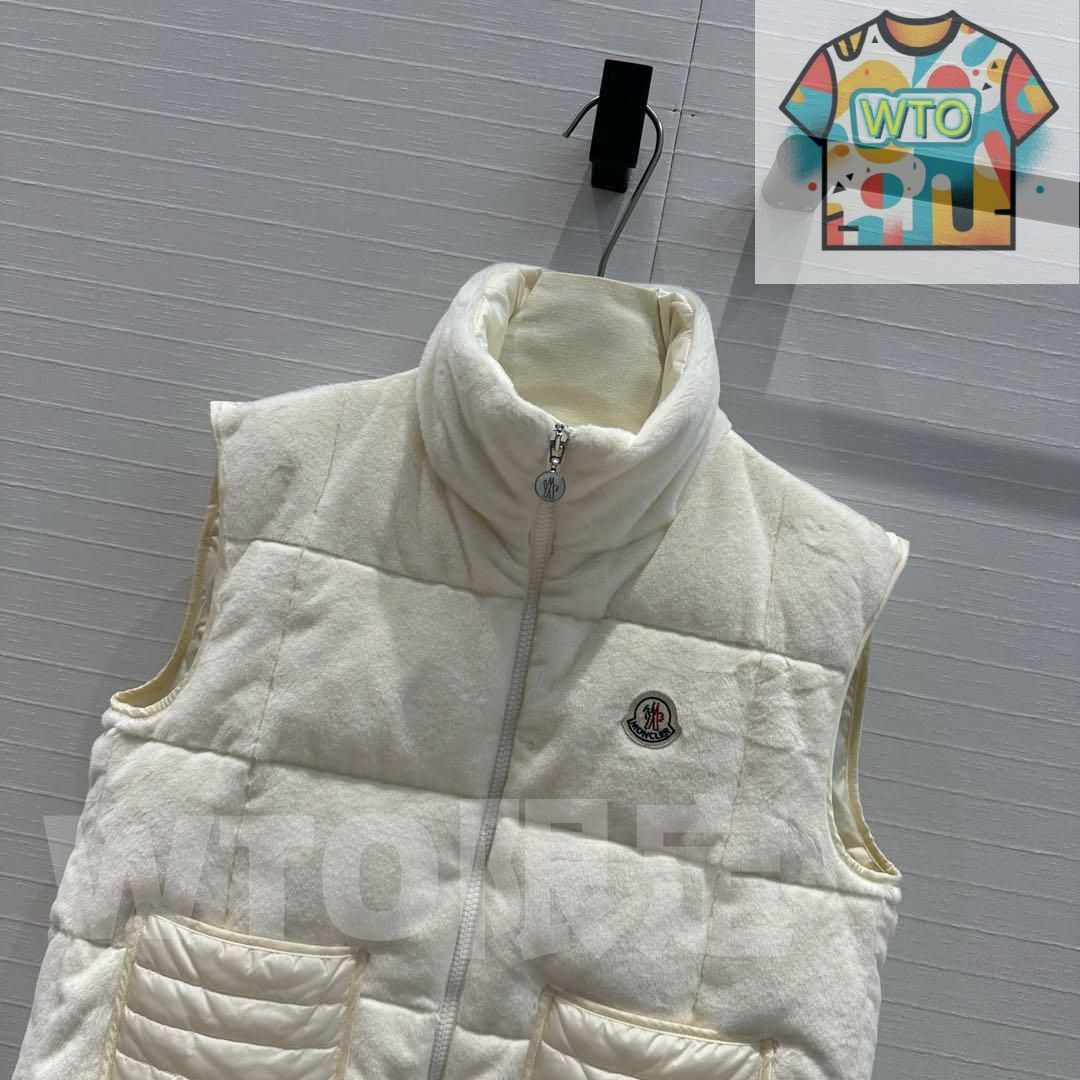 来店をご期待! Moncler ホワイト ダウンベスト レディース｜WTO通販｜ -WTO輸入-CFK43