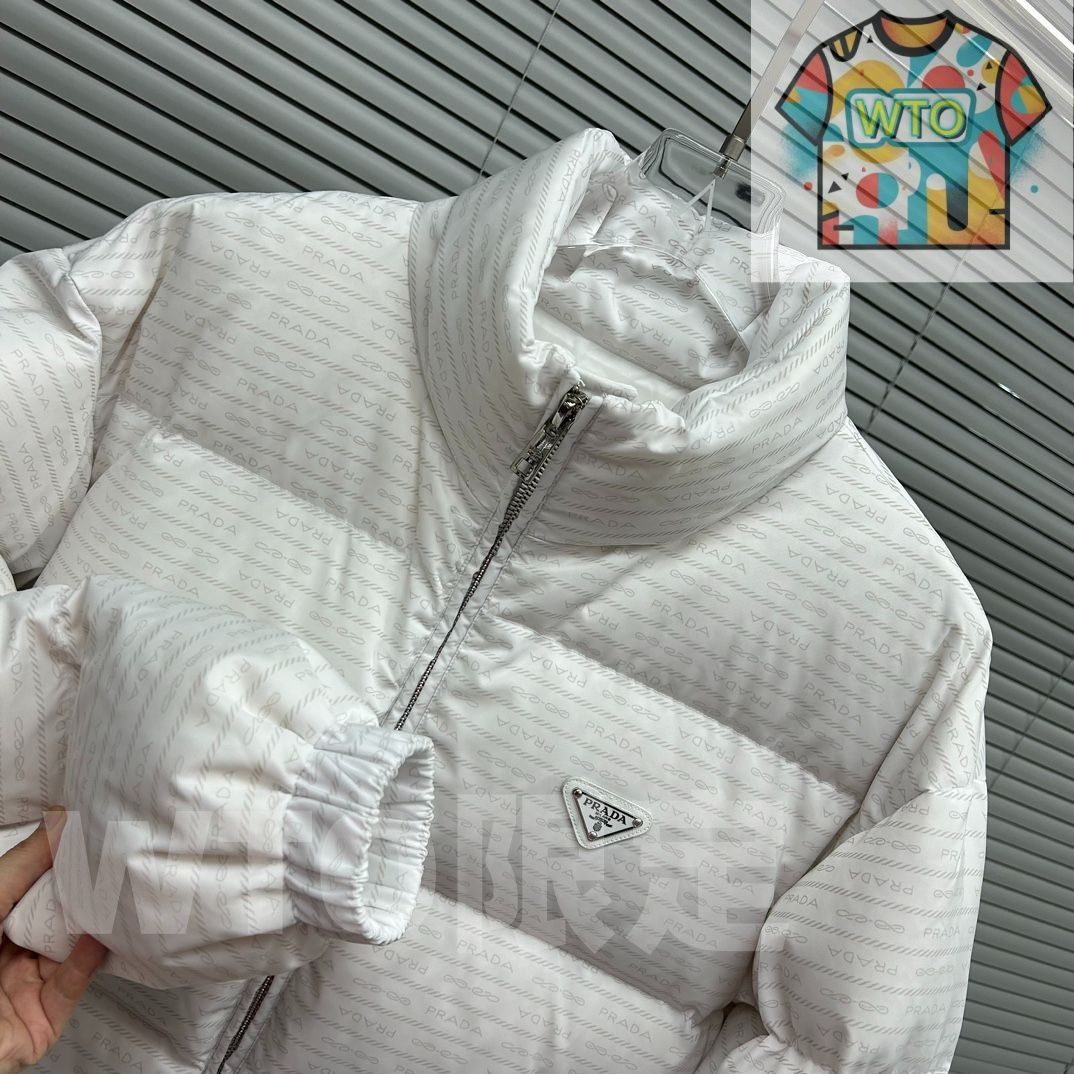 PRADA 白い秋冬ダウンジャケット|WTO通販| -WTO輸入-GHO51