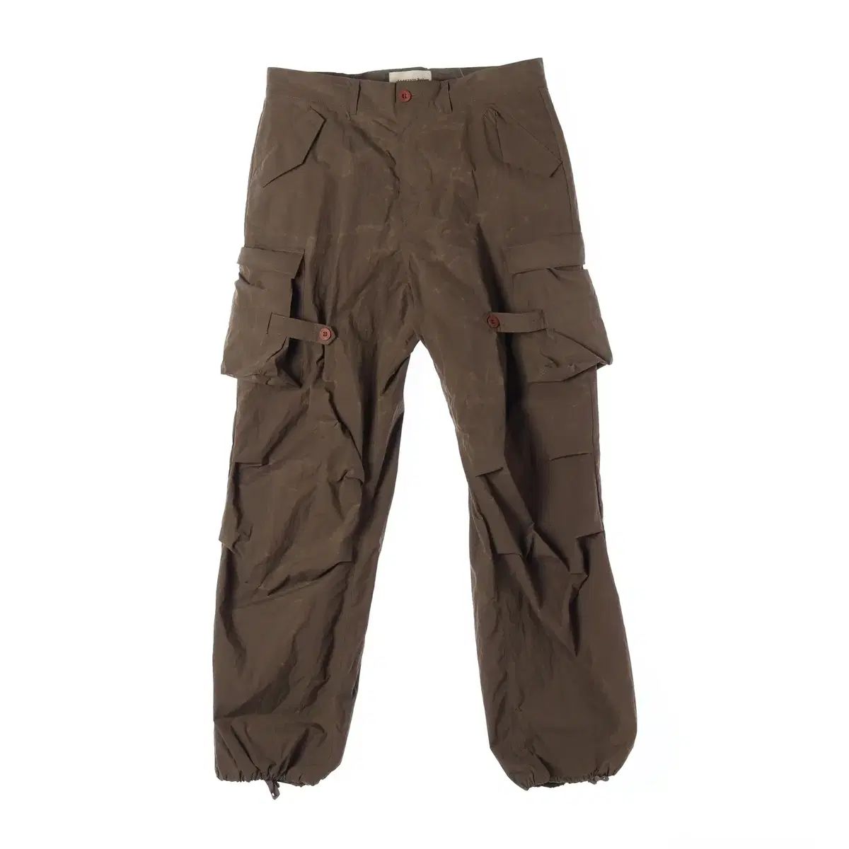 Andersson Bell アンダースンベル 22FW ブラウン パッタ クラック カーゴ パンツ ナイロン ズボン