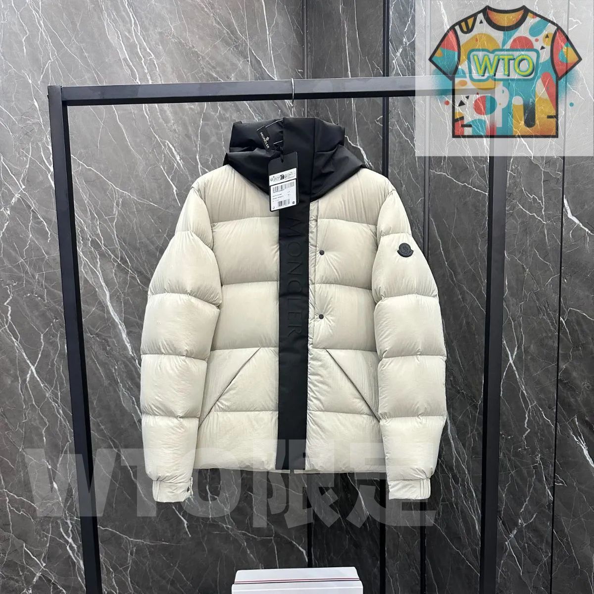 MONCLERモンクレール 白い短い男性|WTO通販| -WTO輸入-OGF15