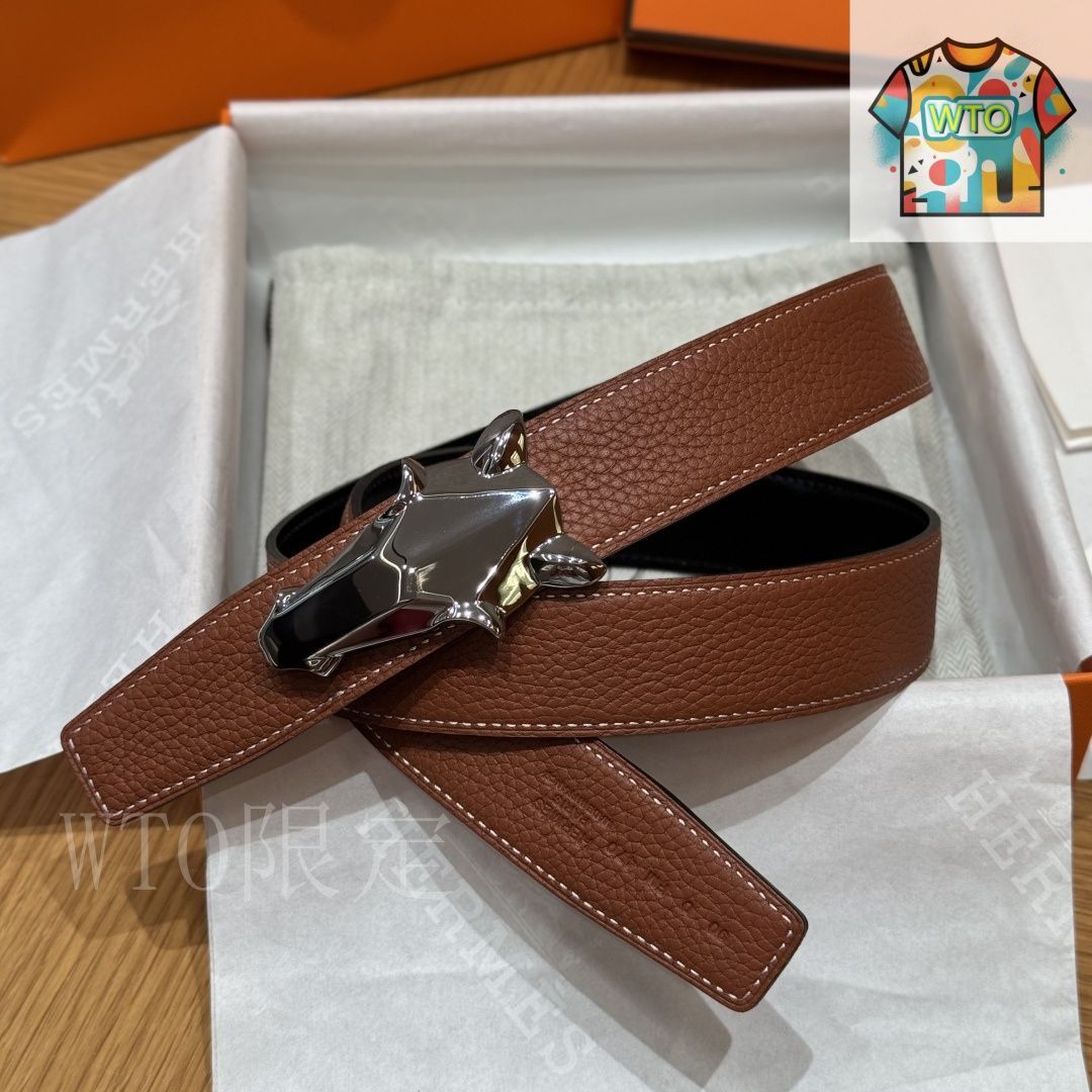 WTO通販 Herm s エルメス Yachting バックル ダブルフェイスベルト-WTO輸入-CZA50