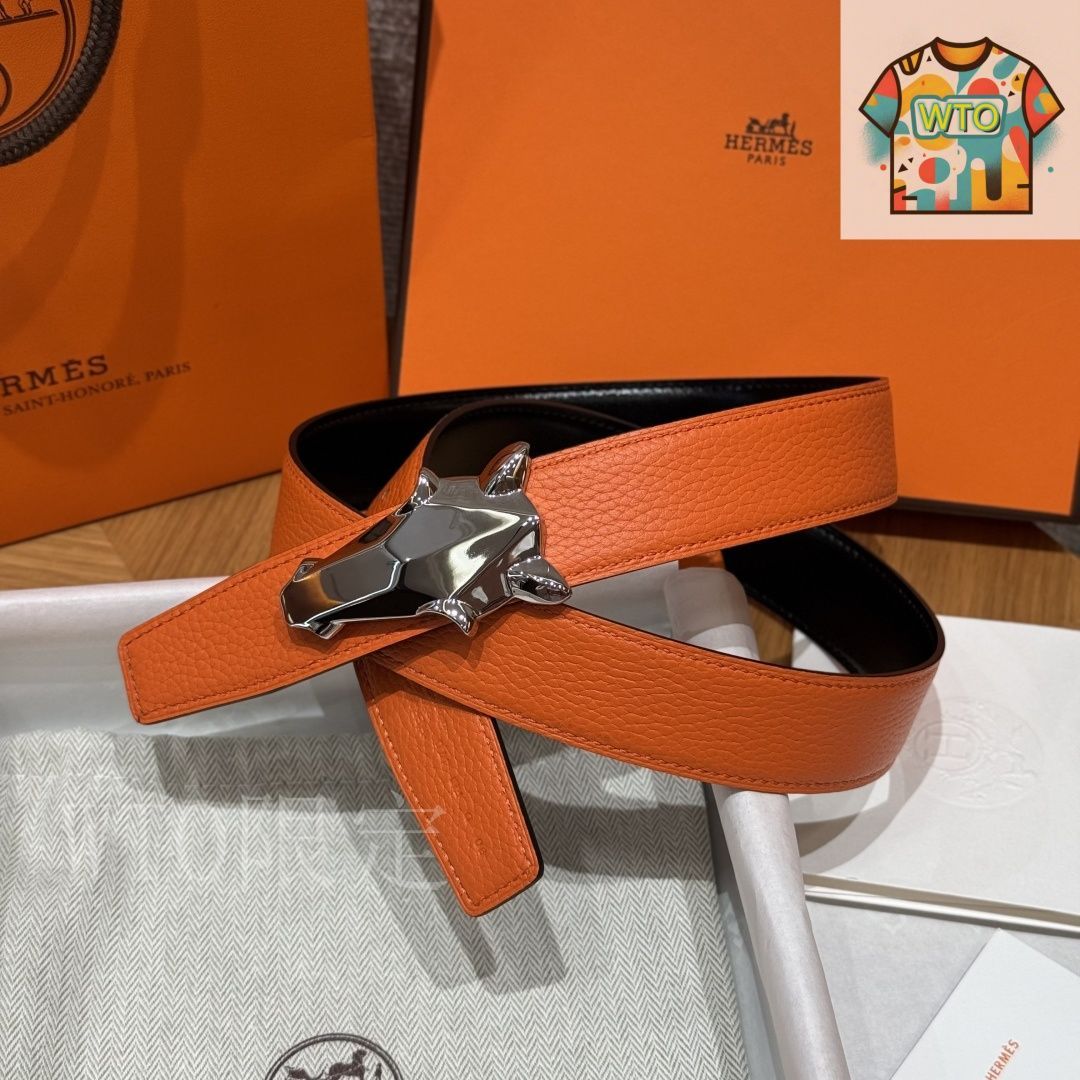 WTO通販 Herm s エルメス Yachting バックル ダブルフェイスベルト-WTO輸入-IQQ13