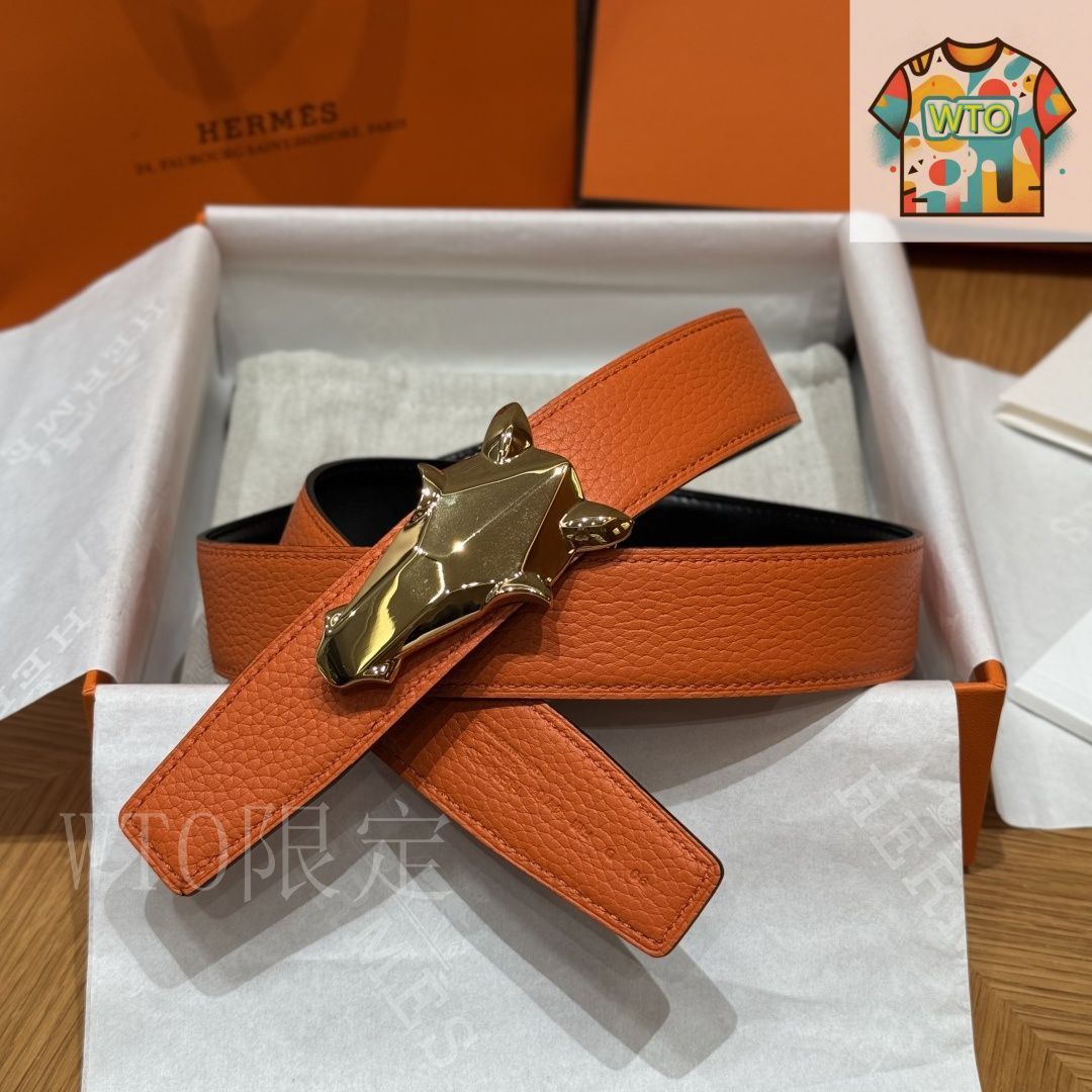 WTO通販 Herm s エルメス Yachting バックル ダブルフェイスベルト-WTO輸入-AXU03