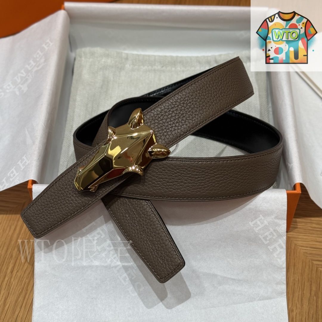 WTO通販 Herm s エルメス Yachting バックル ダブルフェイスベルト-WTO輸入-DUK27