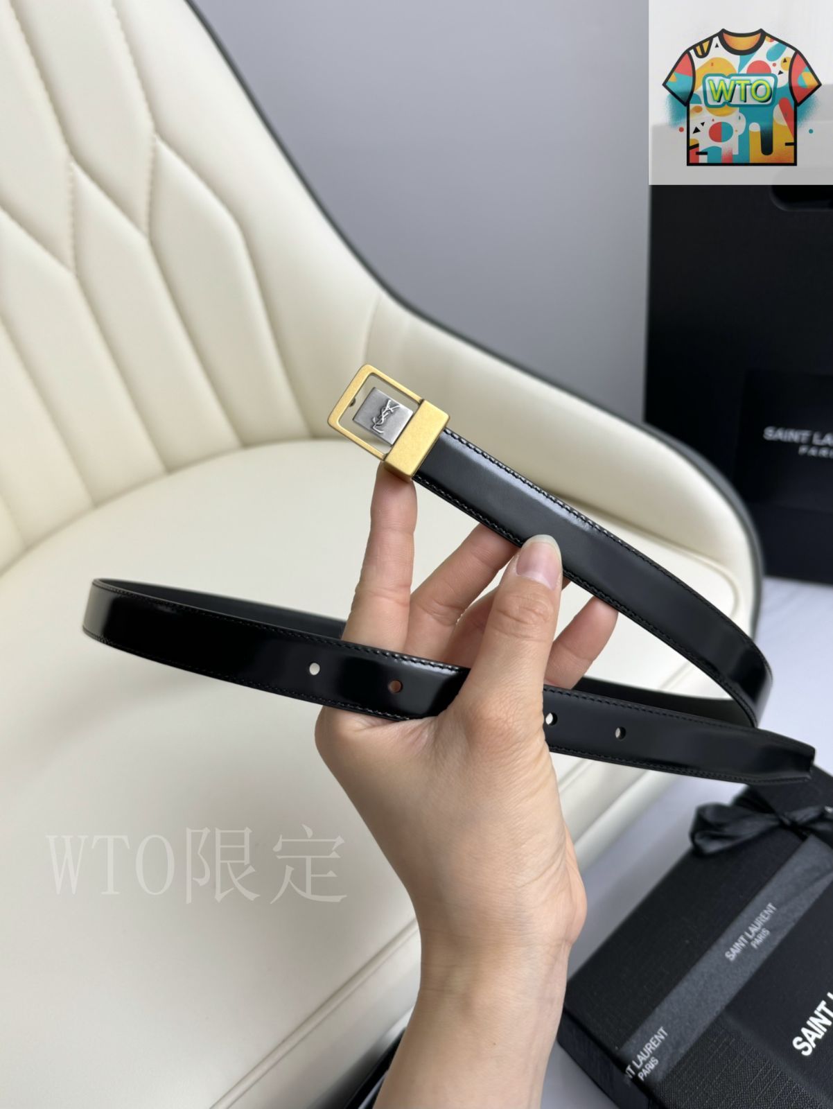  WTO通販 Saint Laurent サンローラン レディースベルト-WTO輸入-WGV 35 ベルト 小物