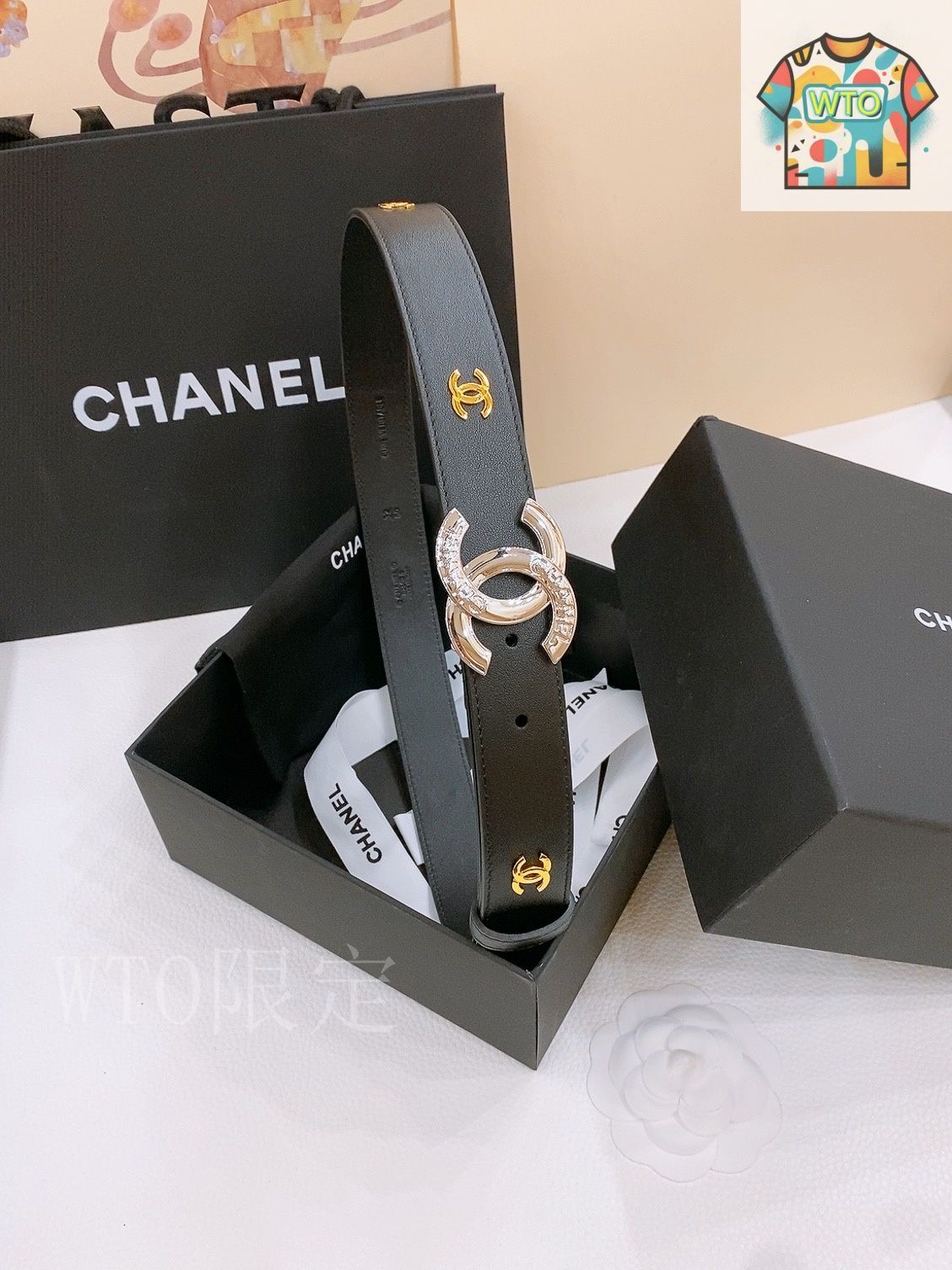 WTO通販 Chanel シャネル クラシックベルト-WTO輸入-NNE89