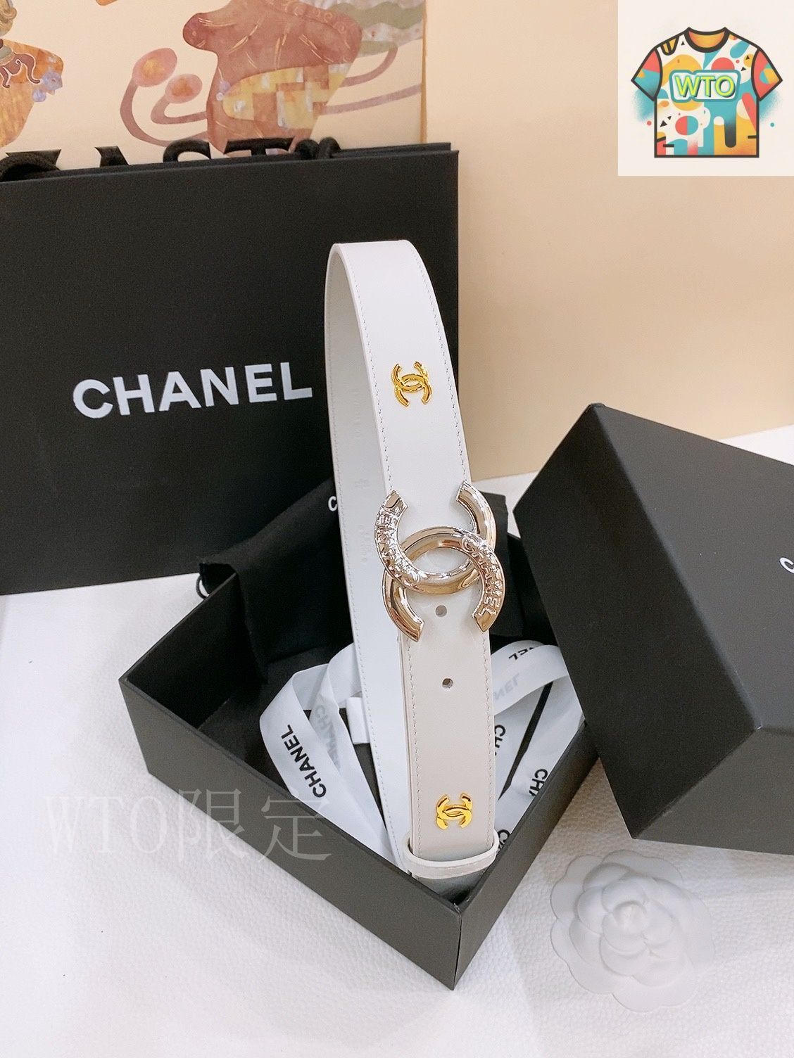 WTO通販 Chanel シャネル クラシックベルト-WTO輸入-PCS85