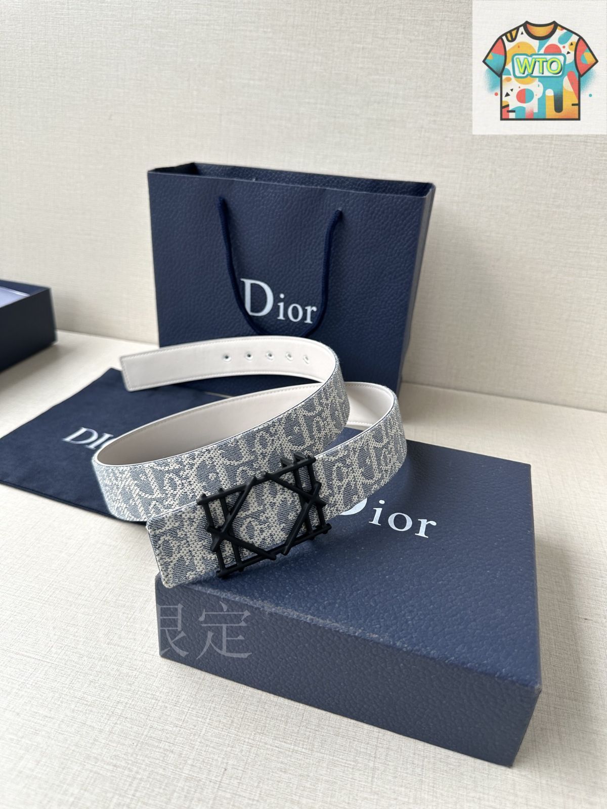WTO通販 Dior ディオール Montaigne レザーベルト-WTO輸入-RJQ29 MERCADOAVALIA_COM_BR