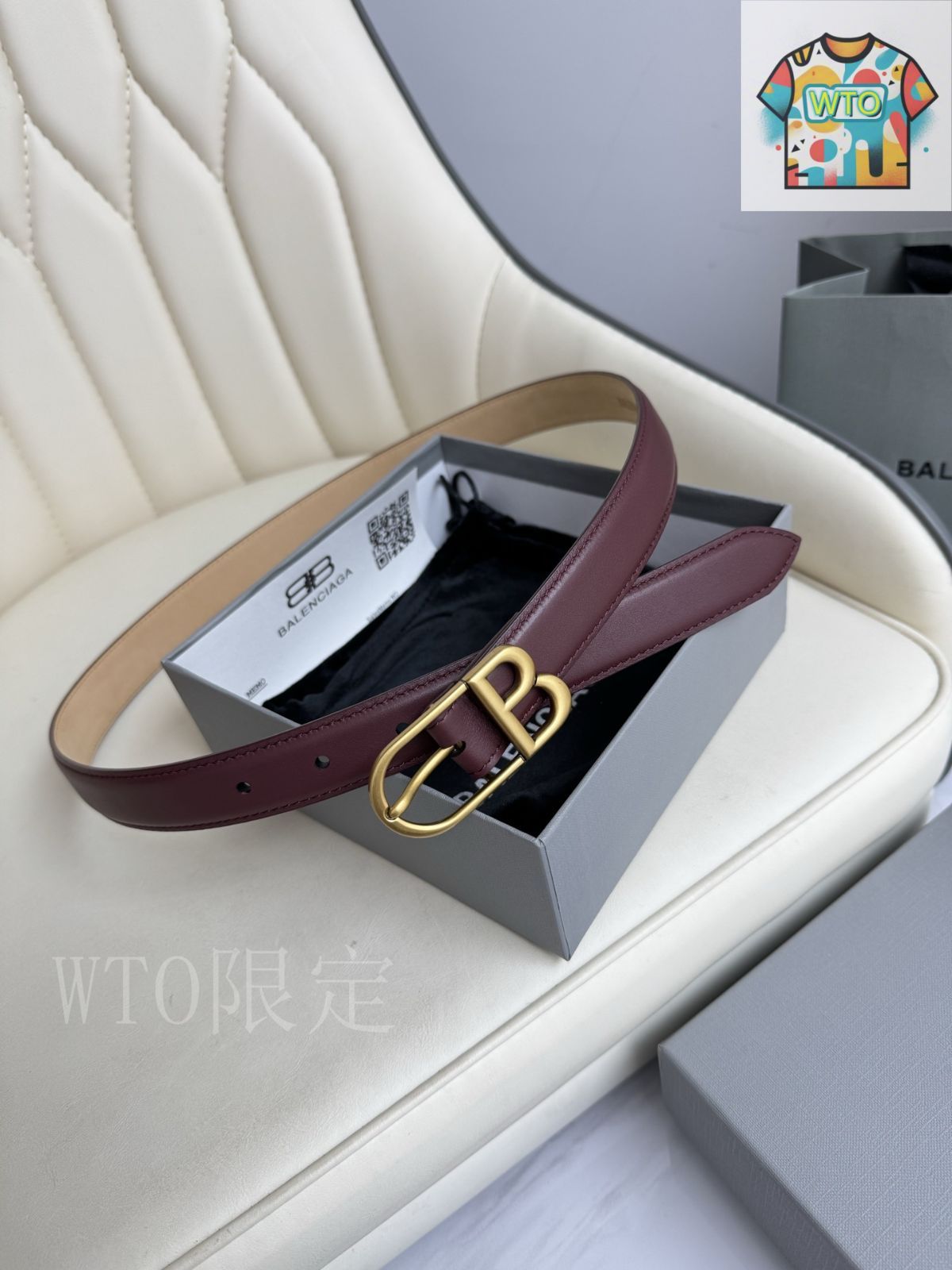 WTO通販 Balenciaga バレンシアガ レザーベルト-WTO輸入-SGJ 43