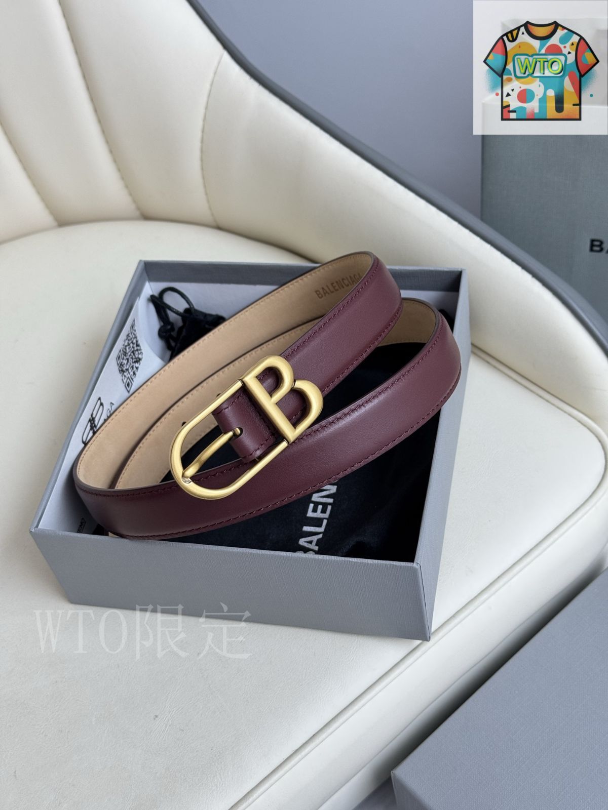 WTO通販 Balenciaga バレンシアガ レザーベルト-WTO輸入-SGJ43