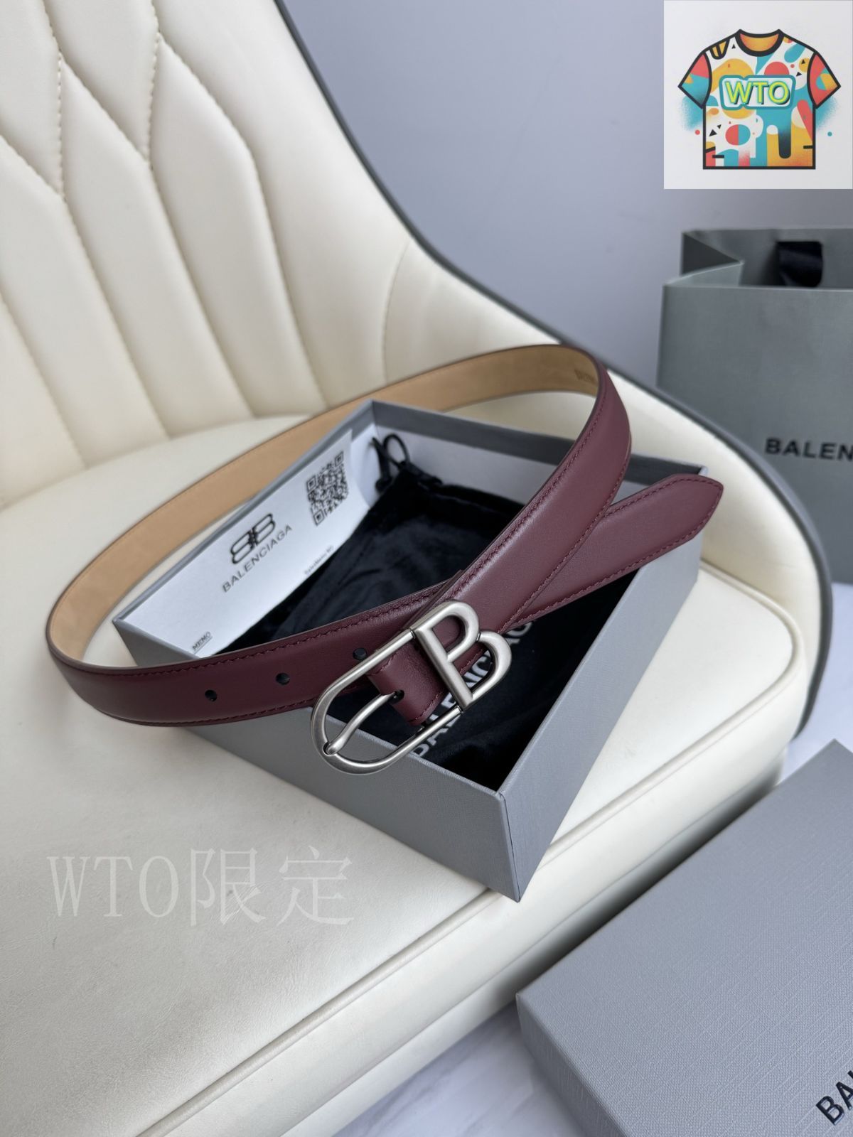 WTO通販 Balenciaga バレンシアガ レザーベルト-WTO輸入-FZH 50