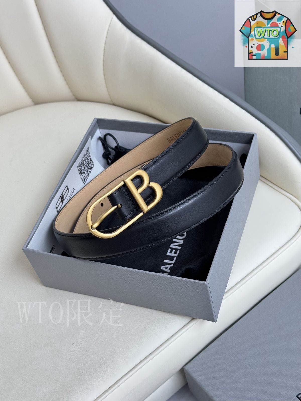 WTO通販 Balenciaga バレンシアガ レザーベルト-WTO輸入-WSP77