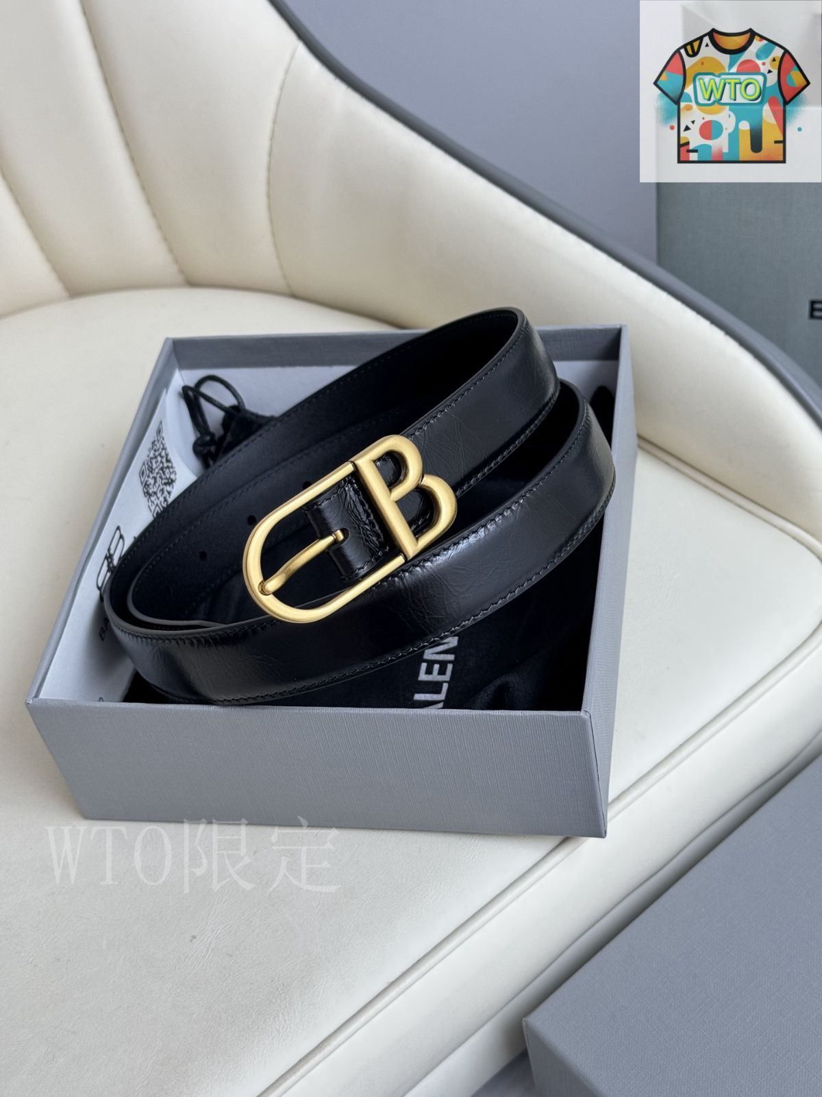 今日 Balenciaga バレンシアガ レザーベルト