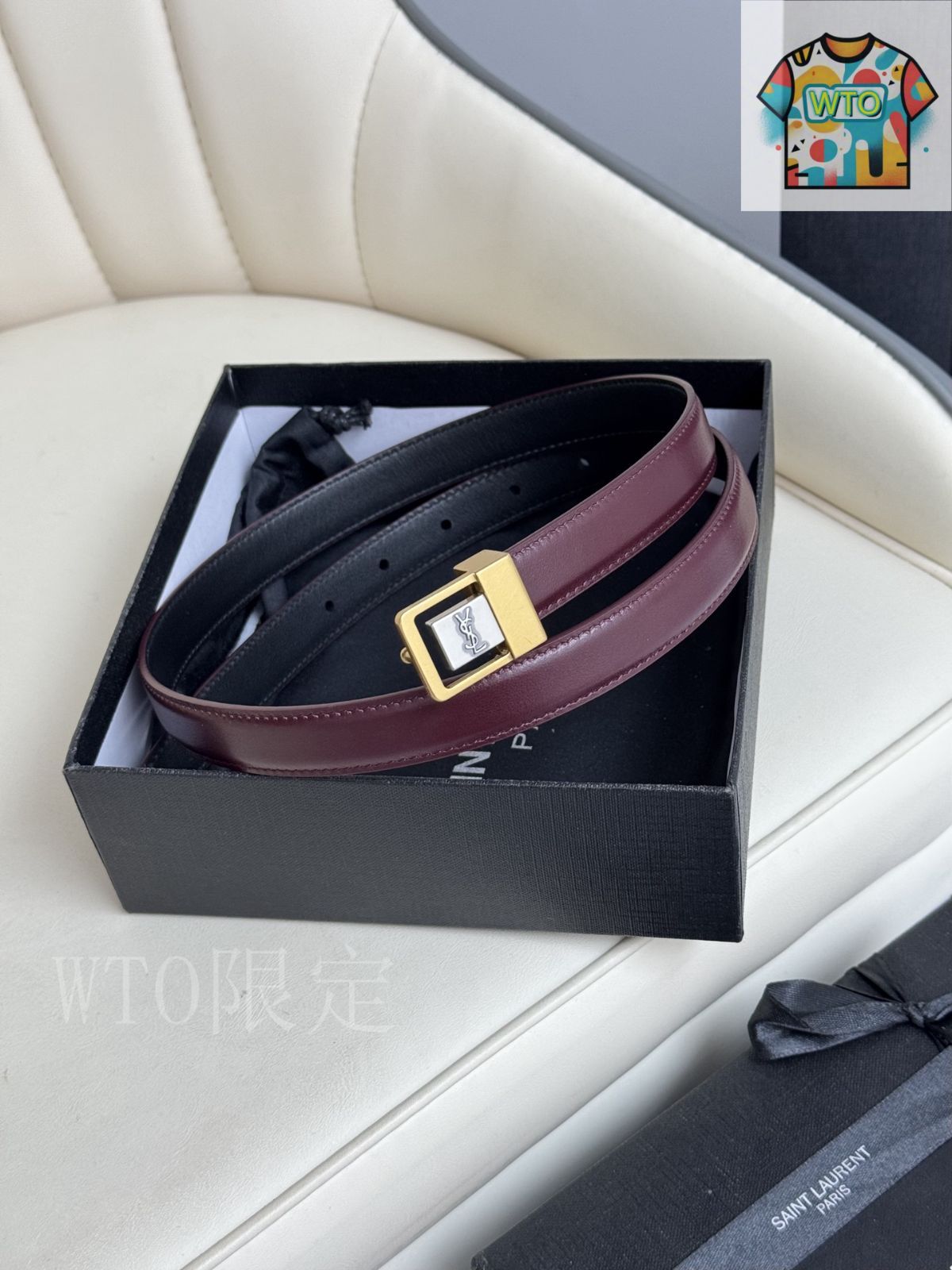 WTO通販 Saint Laurent サンローラン レディースベルト WTO輸入 FDE 85