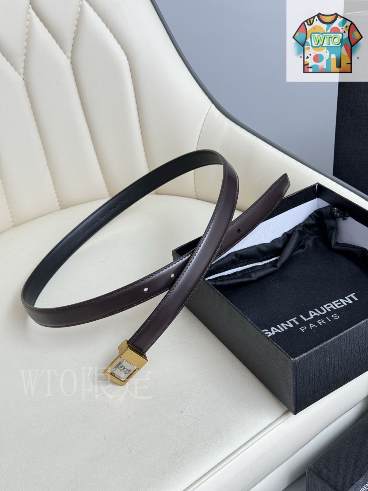  WTO通販 Saint Laurent サンローラン レディースベルト-WTO輸入-GOM 03 ベルト 小物