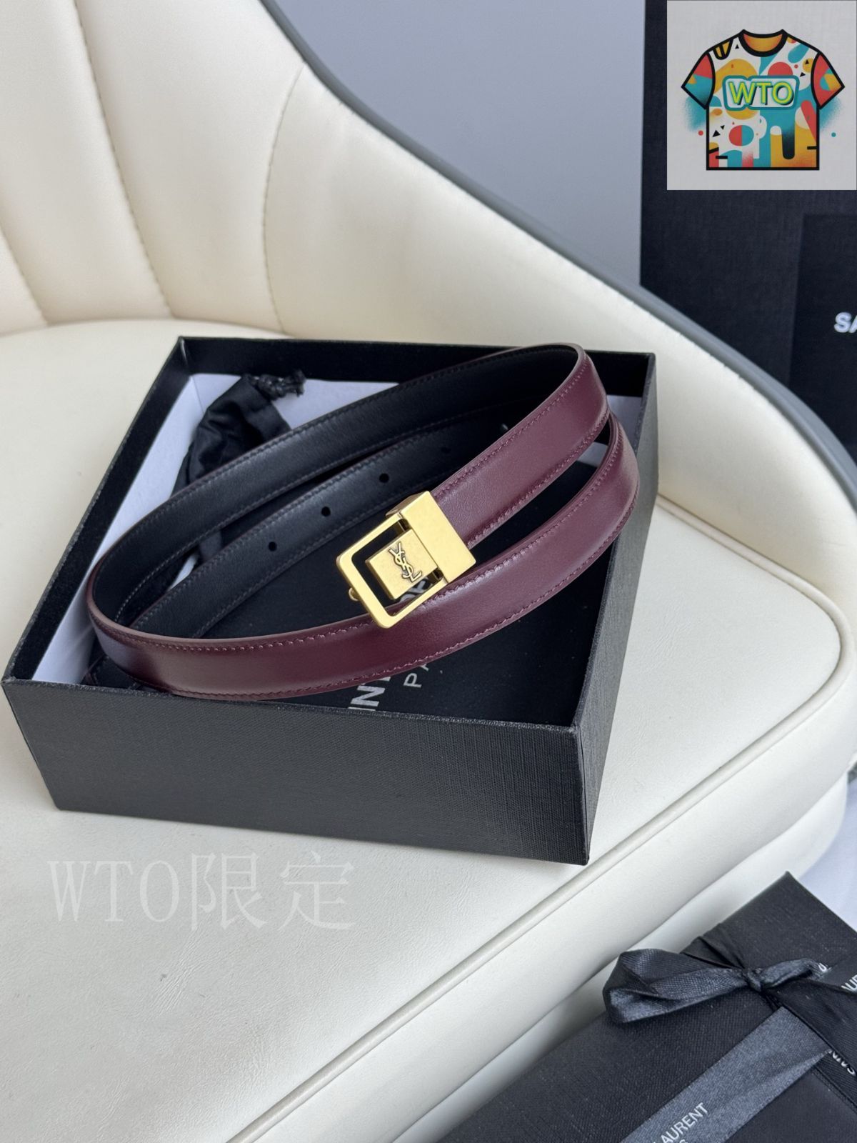 WTO通販 Saint Laurent サンローラン レディースベルト-WTO輸入-IQW56