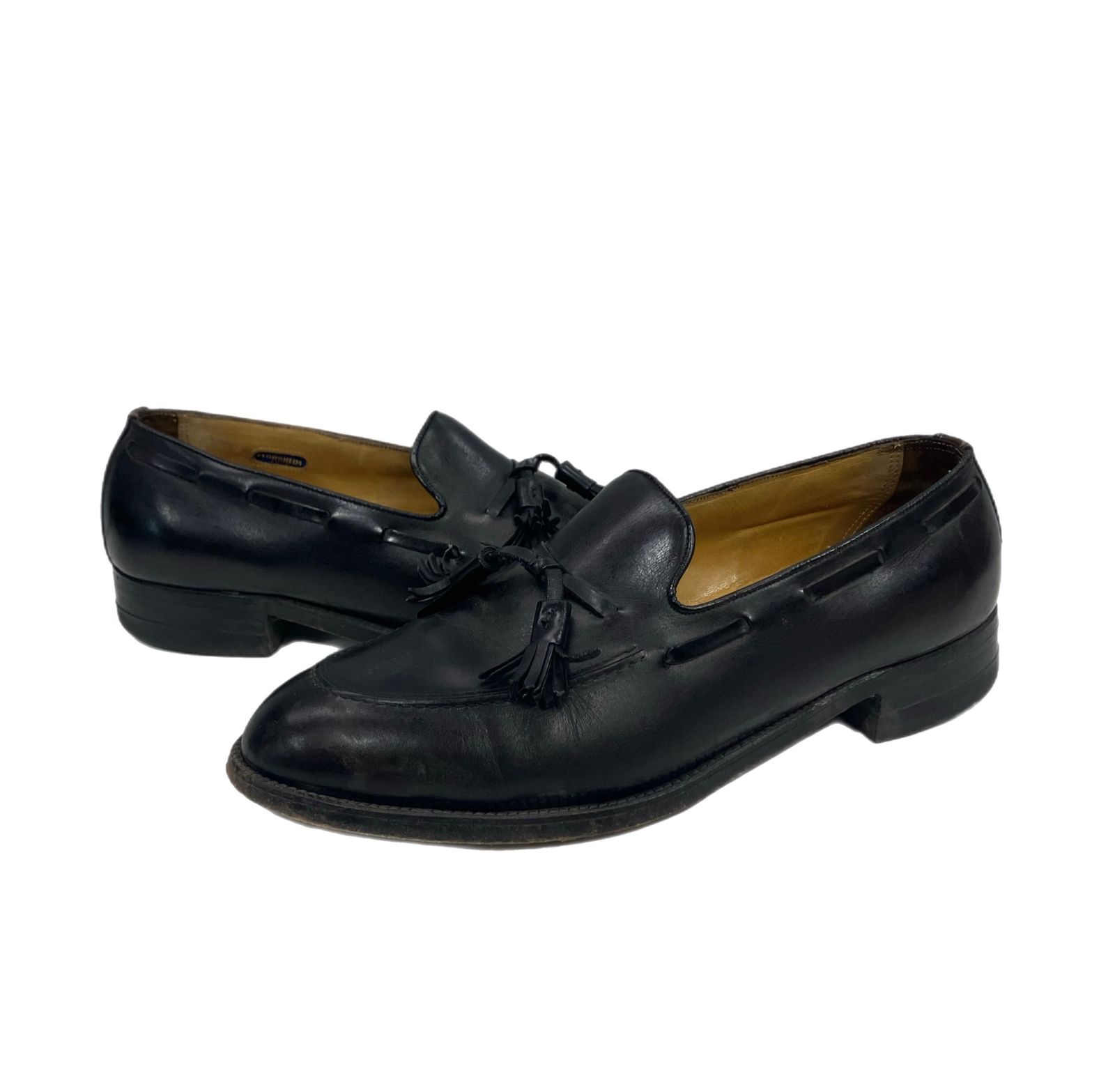 フローシャイム FLORSHEIM 80 s 80年代 タッセルローファー レザー VINTAGE ヴィンテージ メンズ靴 ローファー ブラック 101sh-2364