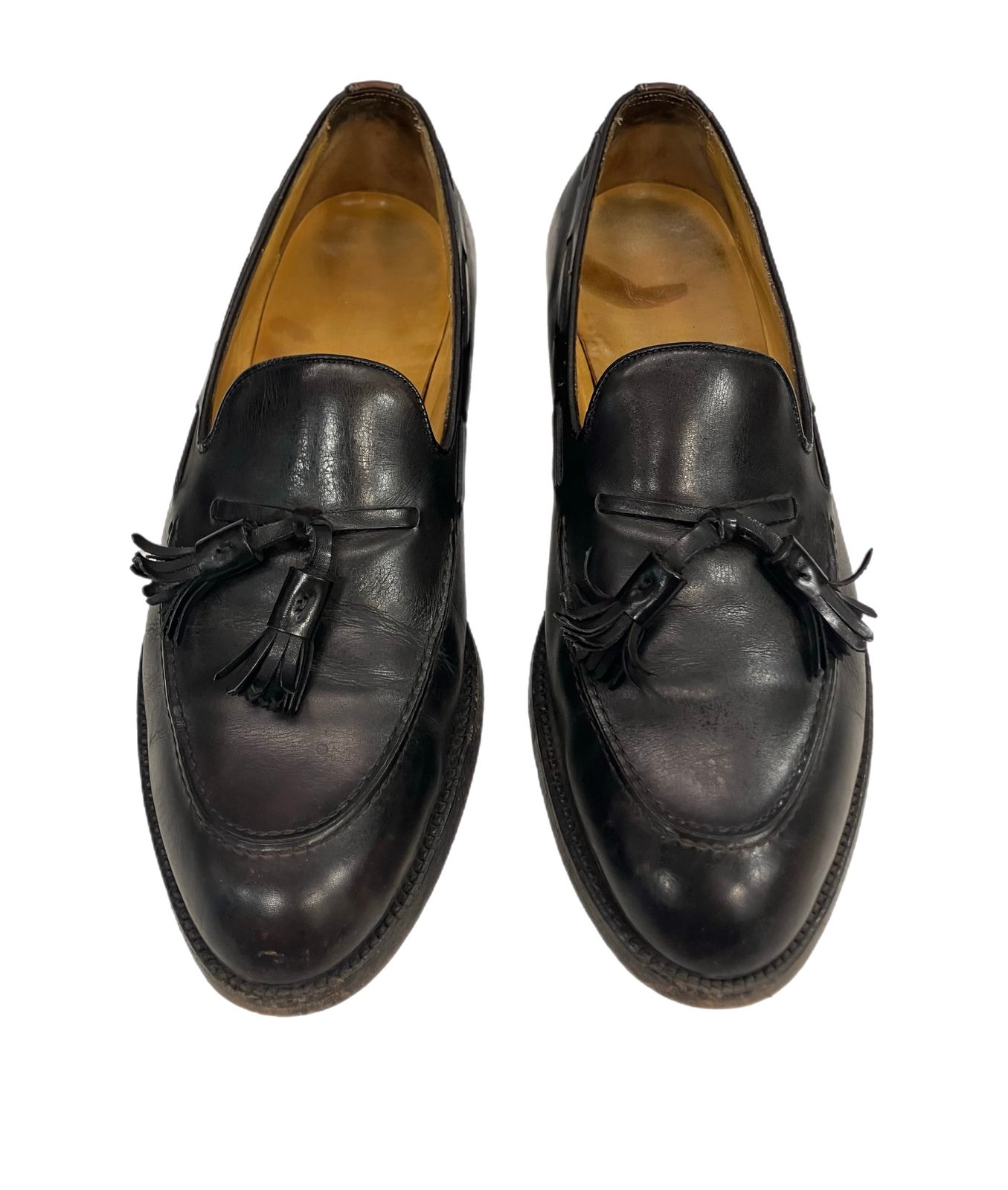 フローシャイム FLORSHEIM 80 s 80年代 タッセルローファー レザー VINTAGE ヴィンテージ メンズ靴 ローファー ブラック 101sh-2364