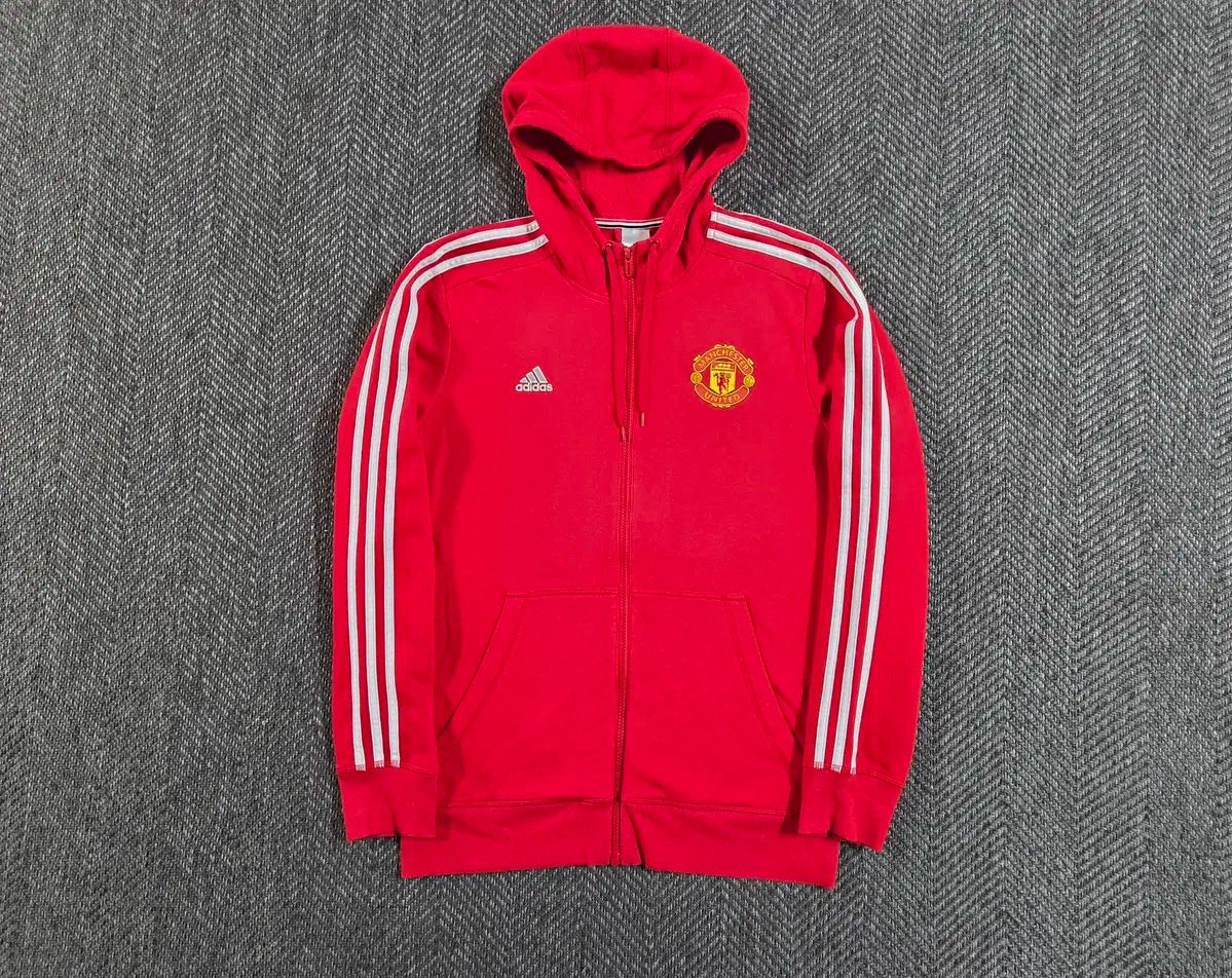 XL adidas アディダス 15 16 MANCHESTER UNITED FC フードジップアップ