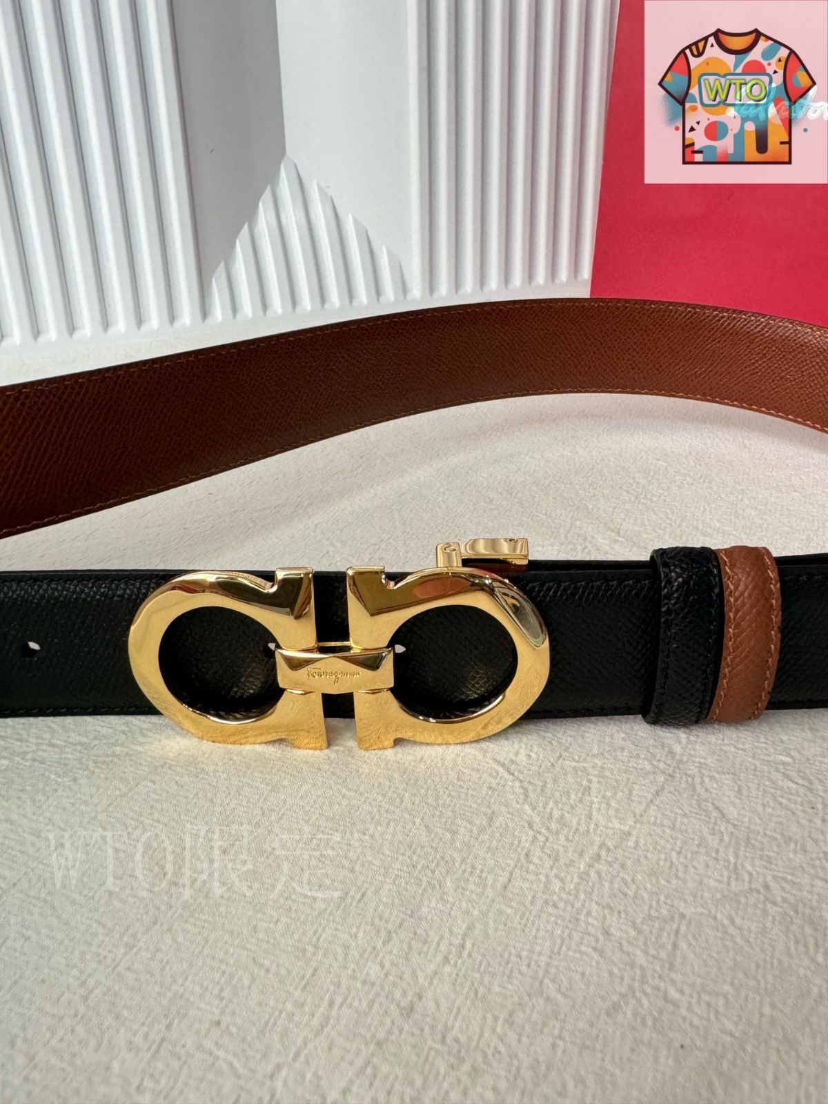 WTO通販 Salvatore Ferragamo サルヴァトーレ フェラガモ メンズベルト-WTO輸入-CJK27