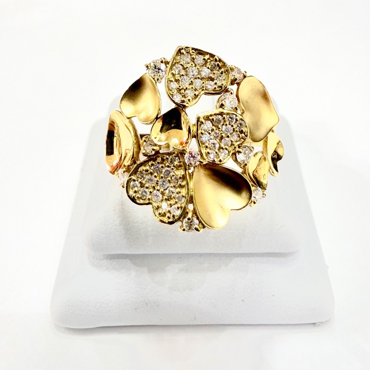 K 18 ダイヤハートリング 説明必読