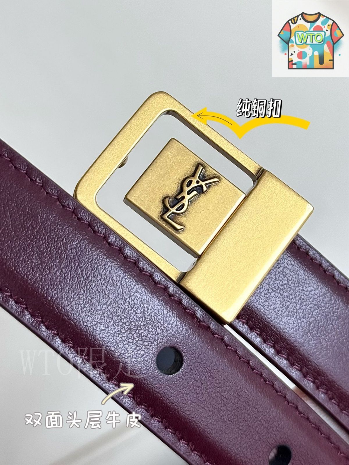  WTO通販 Saint Laurent サンローラン レディースベルト-WTO輸入-IQW 56 ベルト 小物