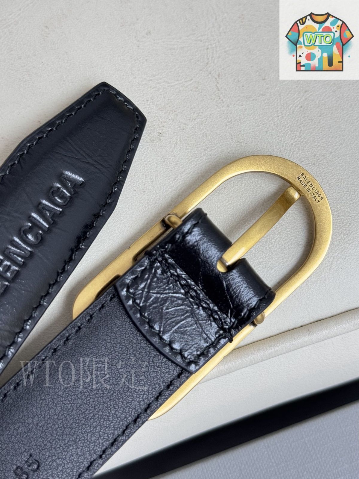  今日 Balenciaga バレンシアガ レザーベルト ベルト 小物