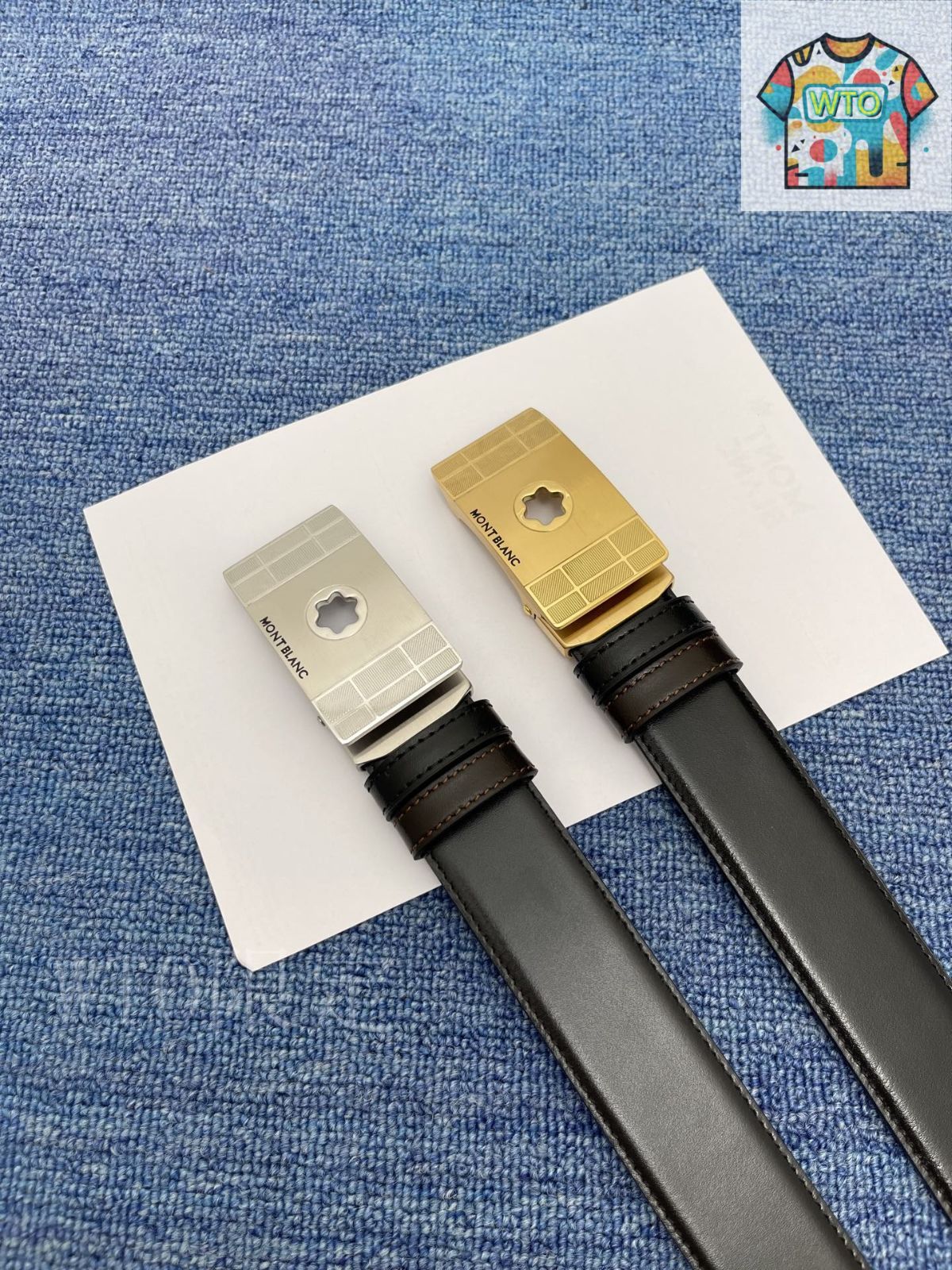 WTO通販 Montblanc モンブラン メンズ レザーベルト-WTO輸入-NTT34 MERCADOAVALIA_COM_BR