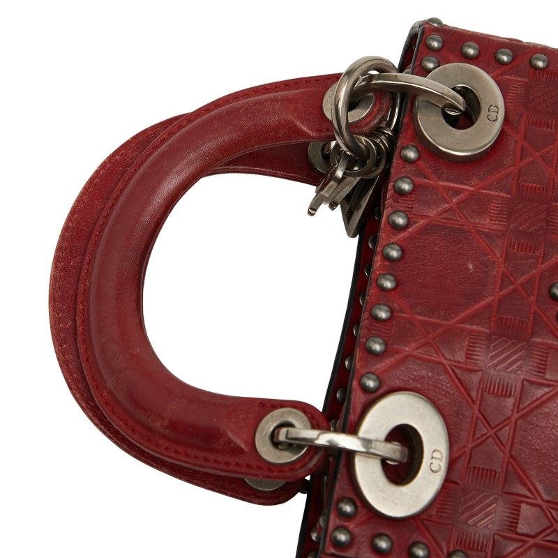 ディオール カナージュ レディディオール ミニ スタッズ ハンドバッグ