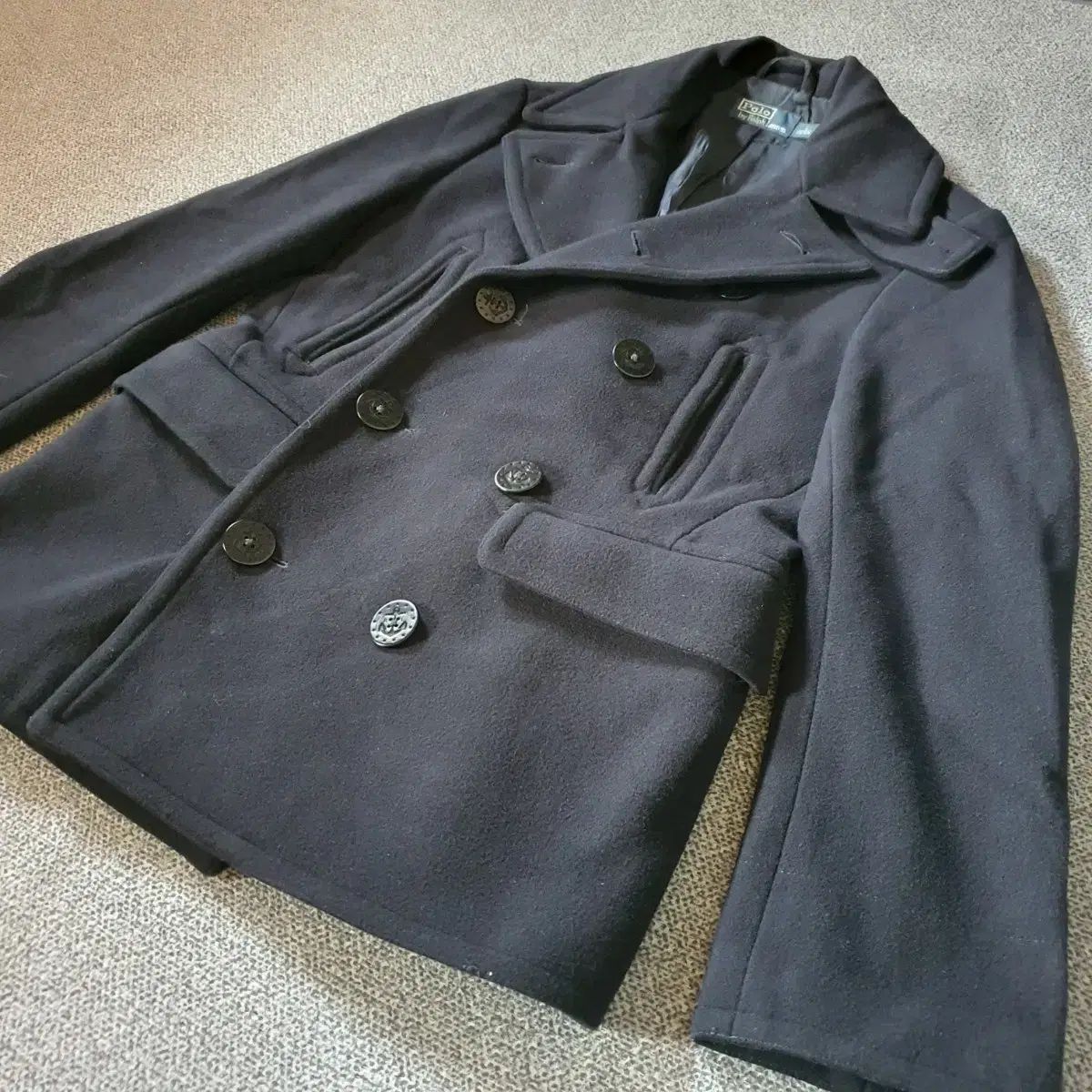 ポロ ラルフローレン ウールブレンド ピーコート