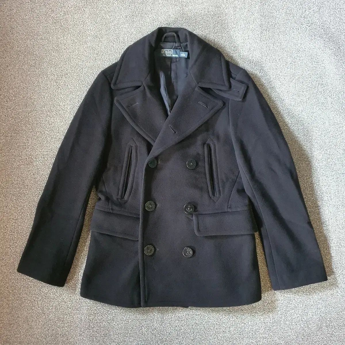ポロ ラルフローレン ウールブレンド ピーコート