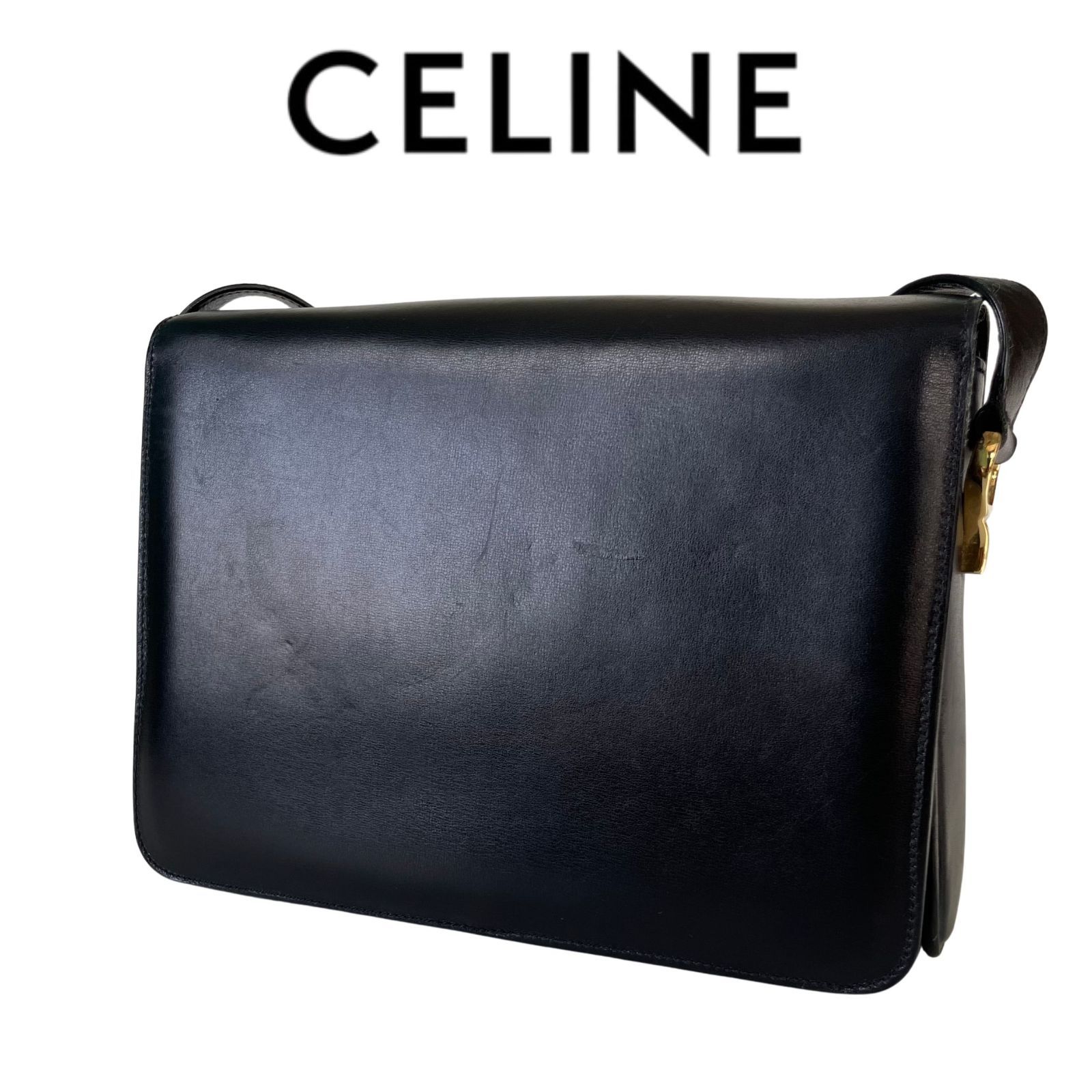 極美品/希少モデル】 CELINE セリーヌ 馬車金具 ホースキャリッジ