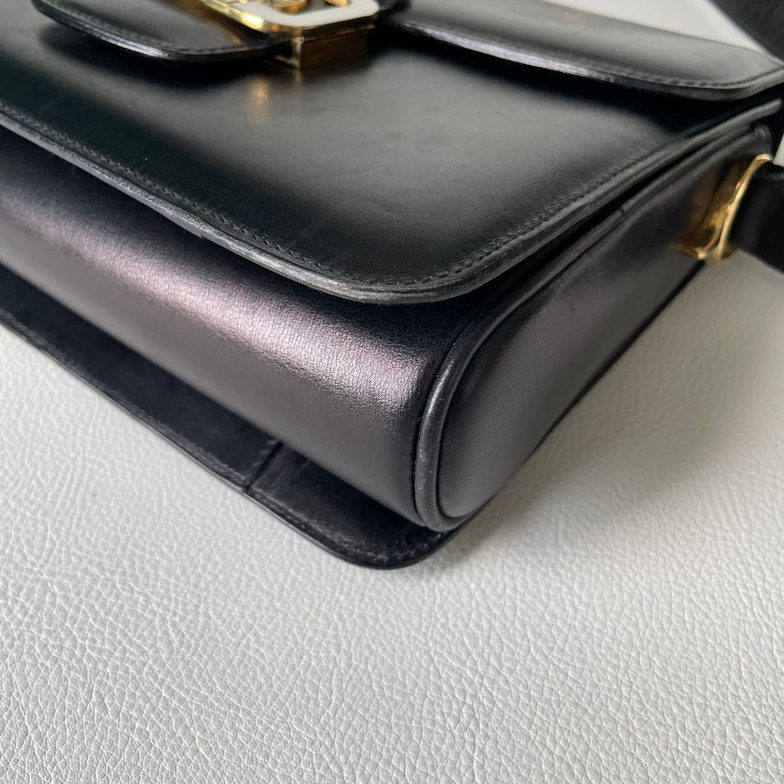 極美品/希少モデル】 CELINE セリーヌ 馬車金具 ホースキャリッジ