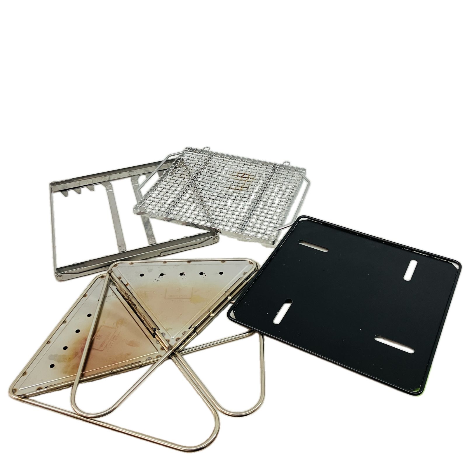 snow peak 焚き火台L グリルブリッジL 焼き網 炭床 セット 3-4人用 スノーピーク キャンプ用品 アウトドア C10585922