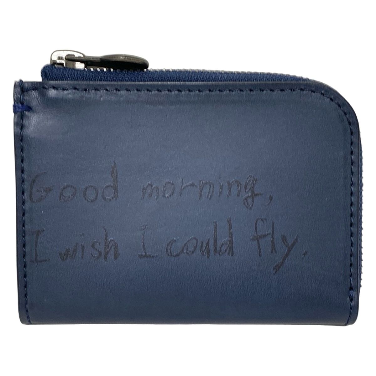 土屋鞄製造所 ツチヤカバンセイゾウショ 財布 - デイブレイクネイビー SHINYAKOZUKAコラボ L字ファスナー レザー