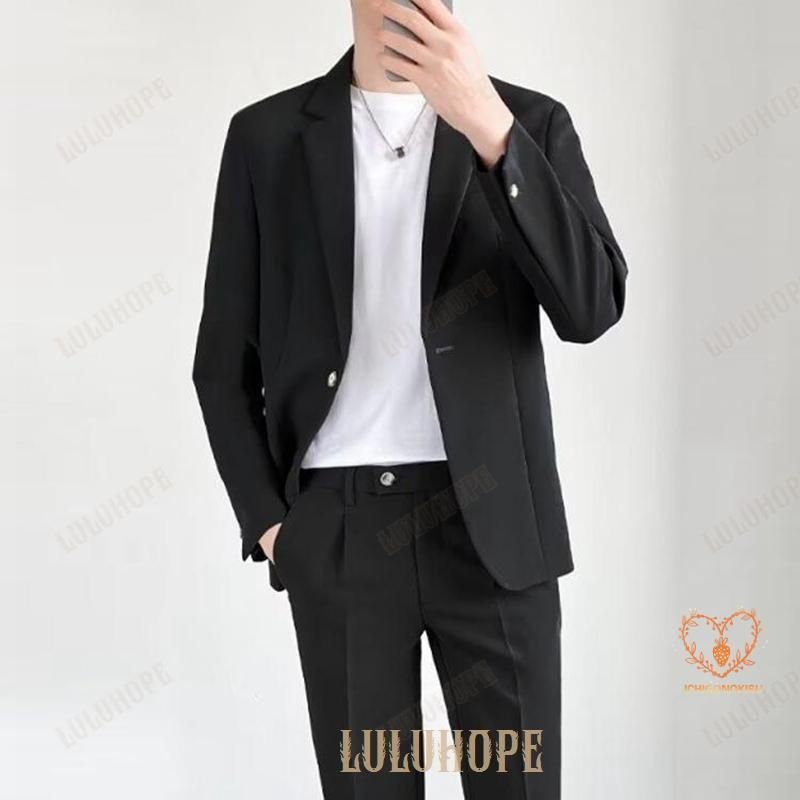 夏 春秋 春 テーラード スーツ 大きいサイズ テレワーク アンクルパンツ M-5XL ジャケット テレワーク メンズ セットアップ セットア 秋