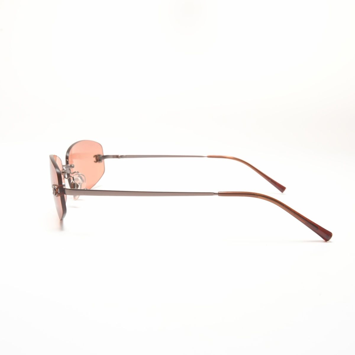  CHANEL シャネル サングラス リムレス オレンジ レンズ その他 小物